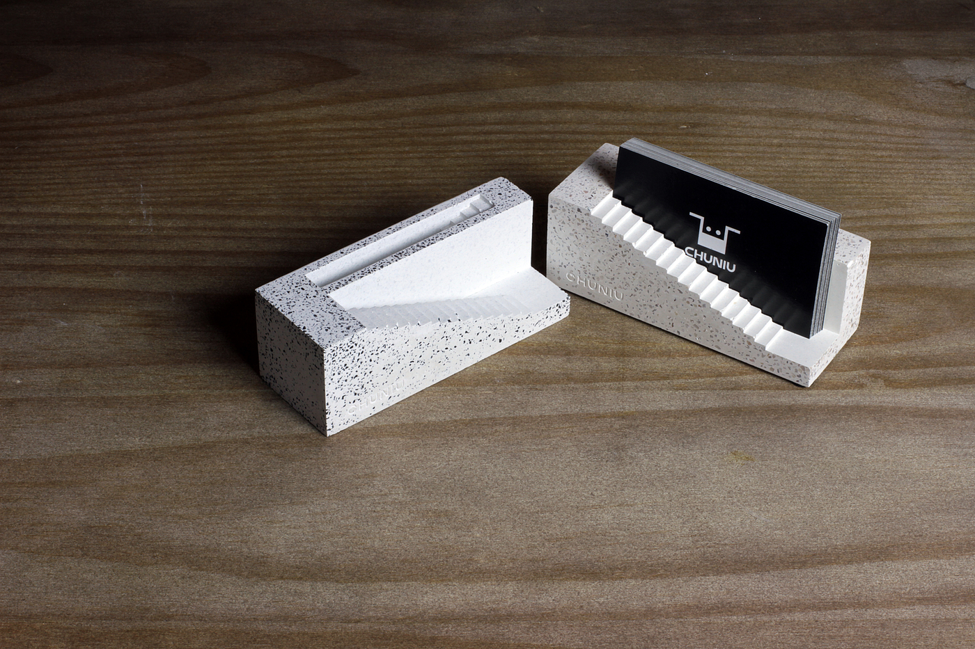 Terrazzo，original，Pure handmade，Business card holder，Business card holder，Clear cement，