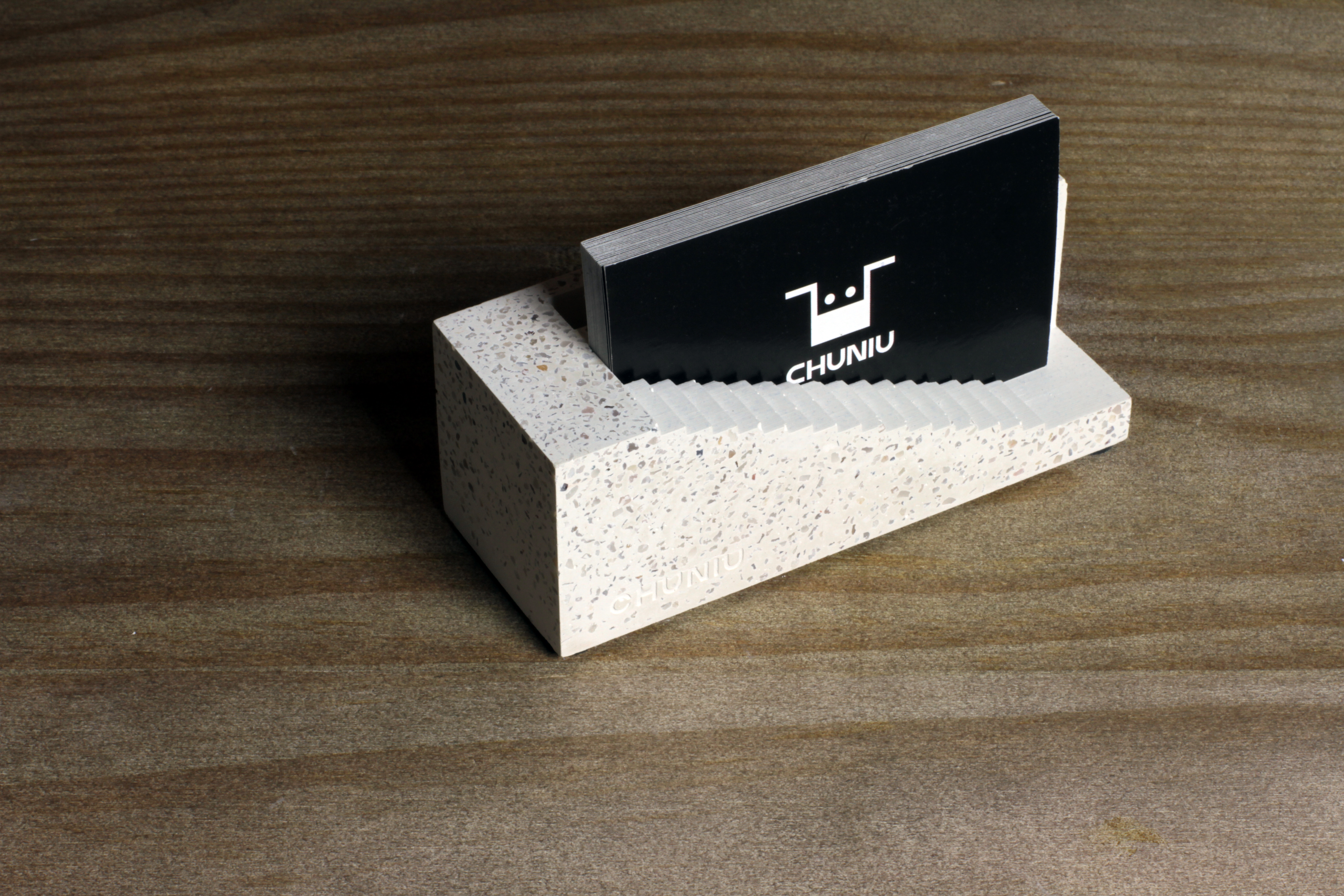 Terrazzo，original，Pure handmade，Business card holder，Business card holder，Clear cement，