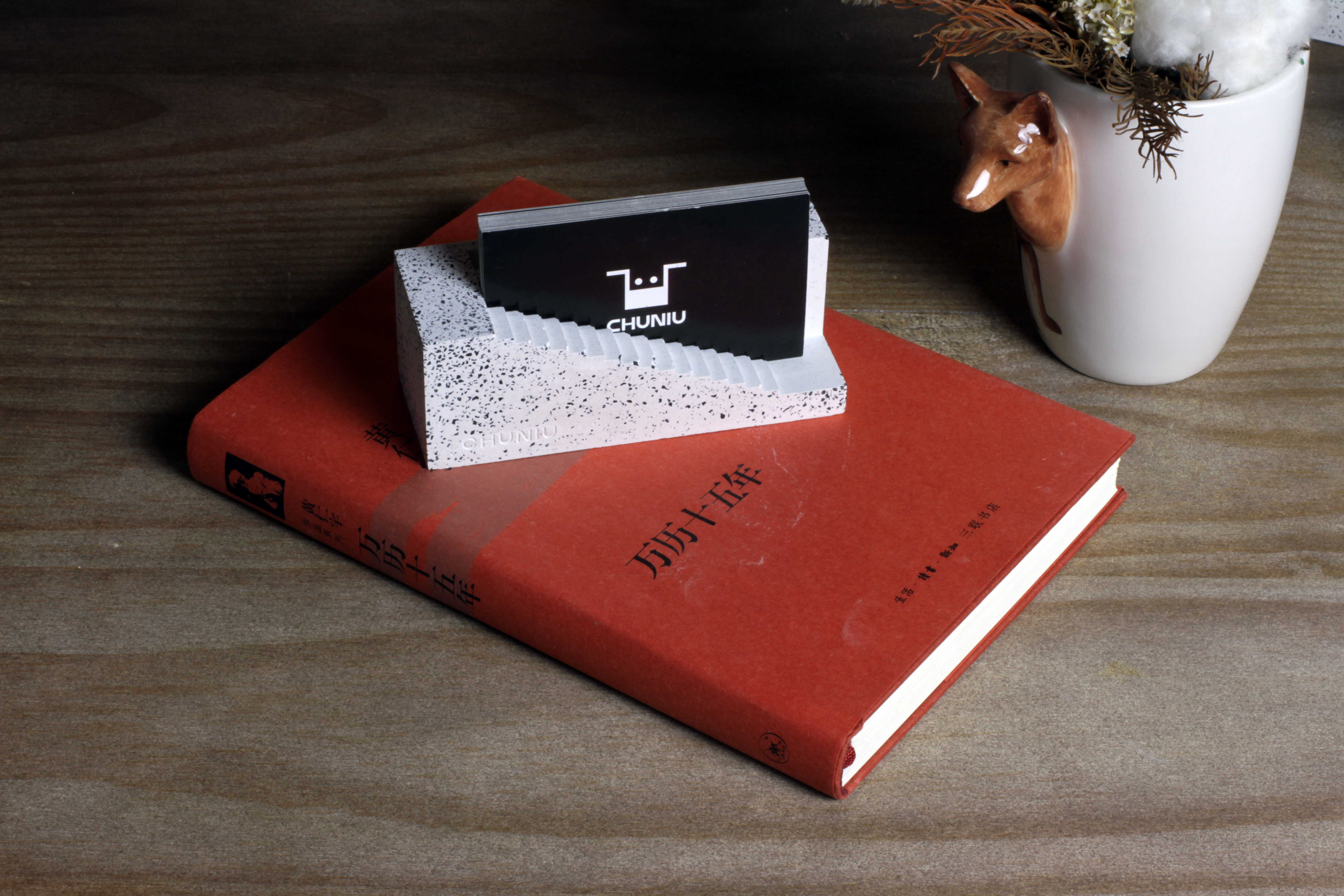 Terrazzo，original，Pure handmade，Business card holder，Business card holder，Clear cement，