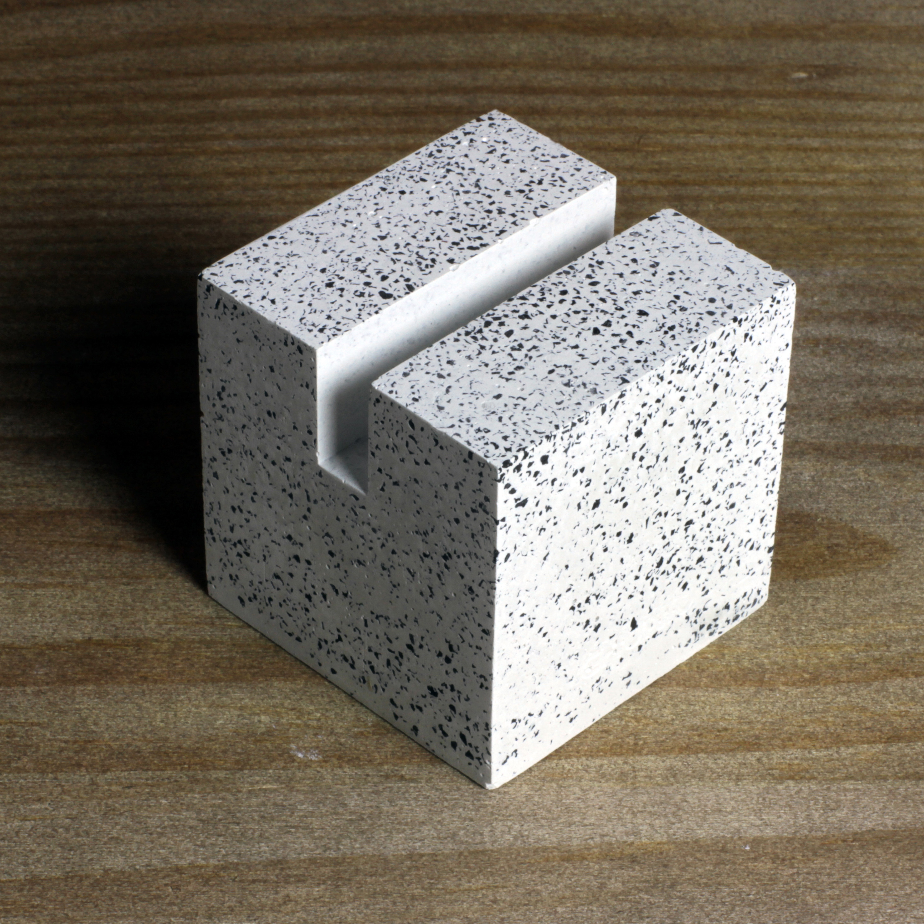 Terrazzo，Clear cement，original，Business card holder，Mobile phone holder，