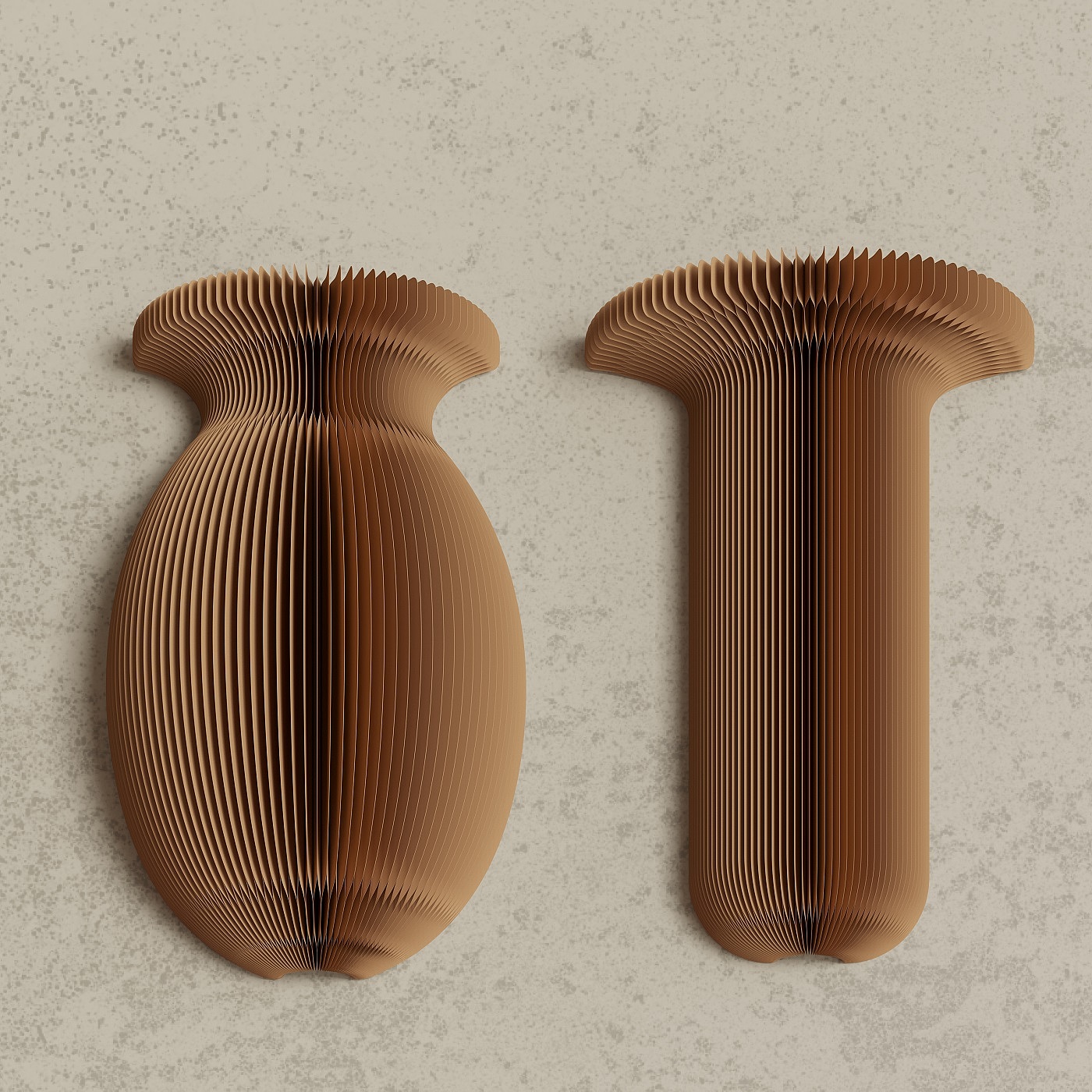 Paper flower device，Paper vase，Original design，Wall storage，Simple, elegant and high appearance value，vase，Penumbra flower，Organ paper home，