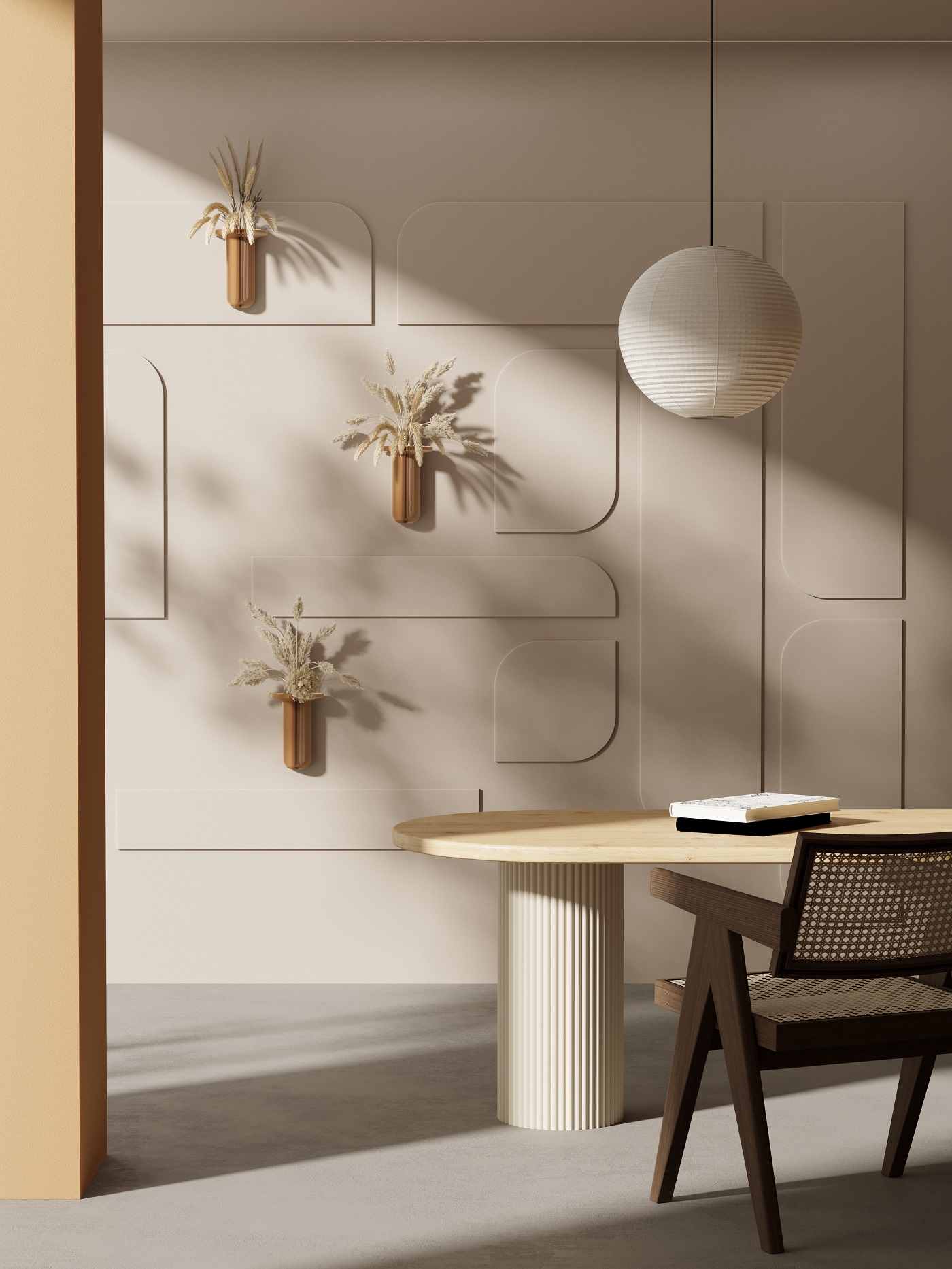 Paper flower device，Paper vase，Original design，Wall storage，Simple, elegant and high appearance value，vase，Penumbra flower，Organ paper home，