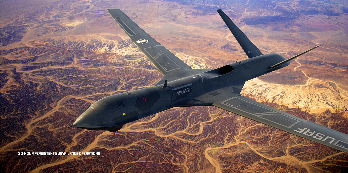 U.S.A，military，UAV，artificial intelligence，conceptual design，fighter，