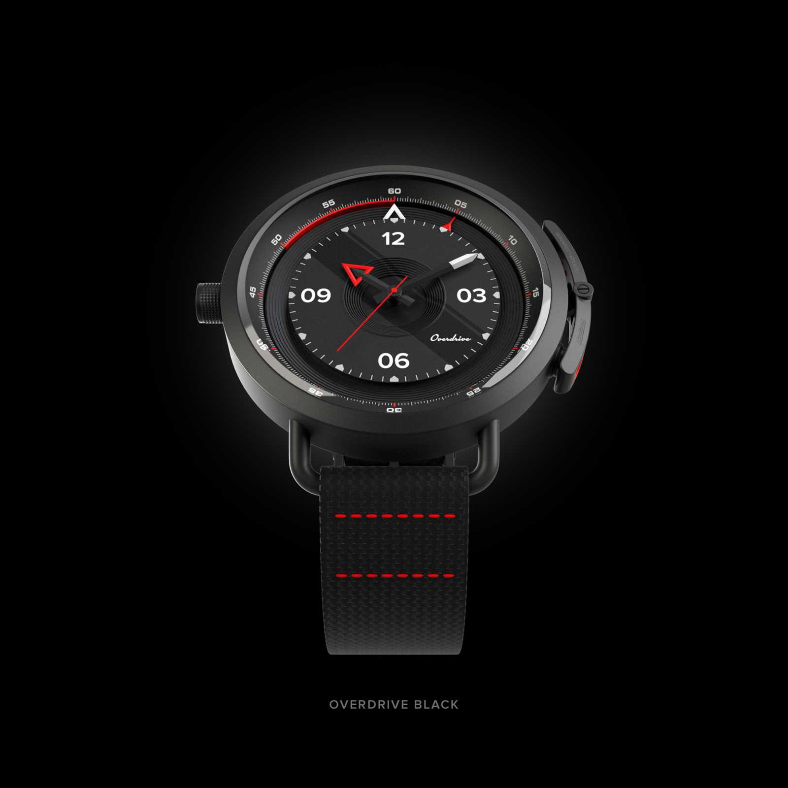 Racing driver，black，Cafe racing，Wrist watch，gules，Overdrive，