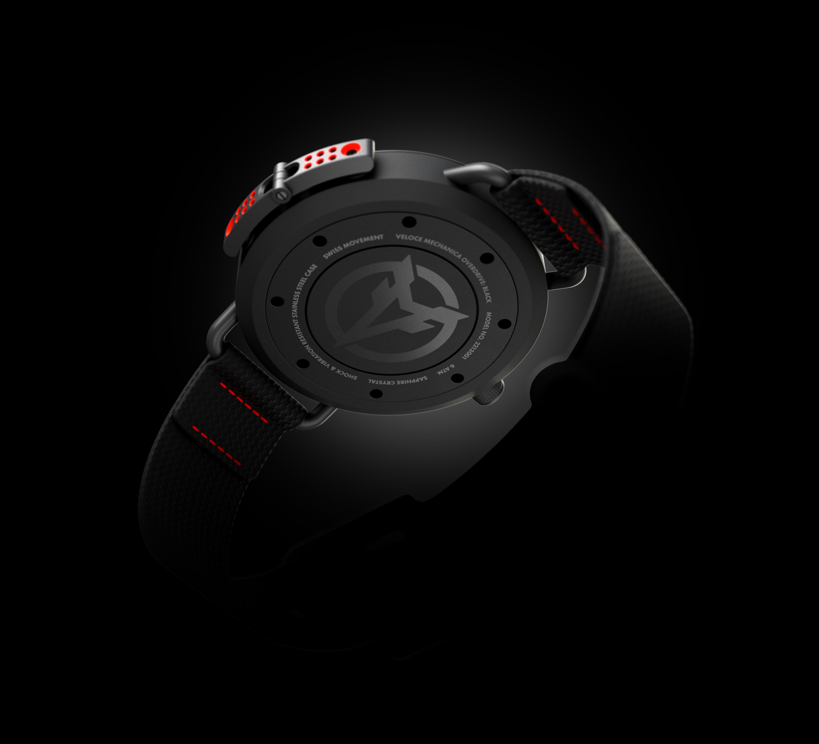 Racing driver，black，Cafe racing，Wrist watch，gules，Overdrive，