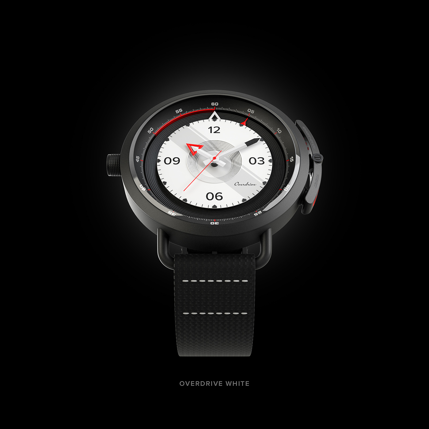Racing driver，black，Cafe racing，Wrist watch，gules，Overdrive，