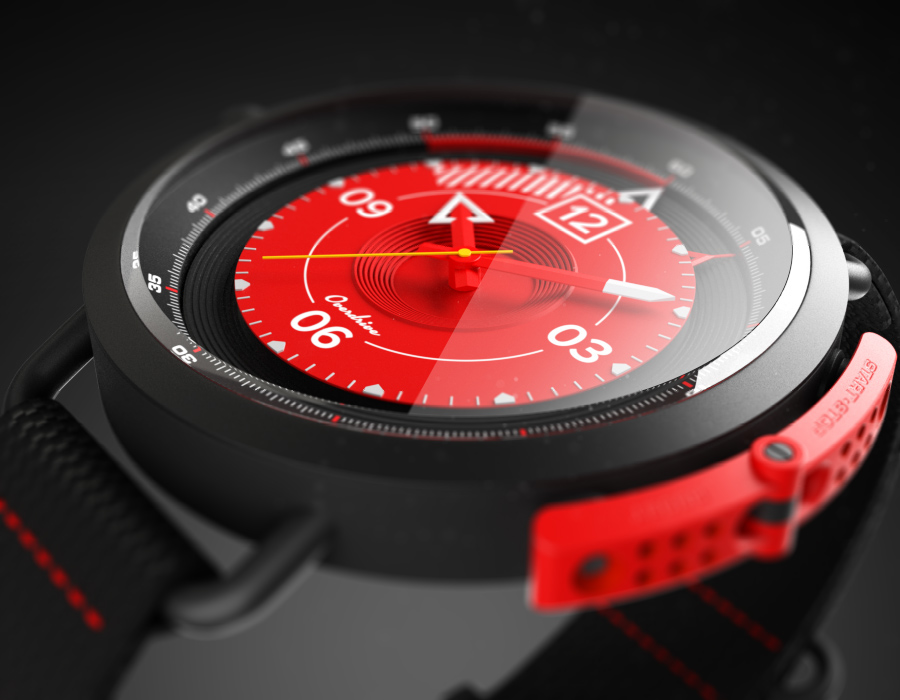 Racing driver，black，Cafe racing，Wrist watch，gules，Overdrive，