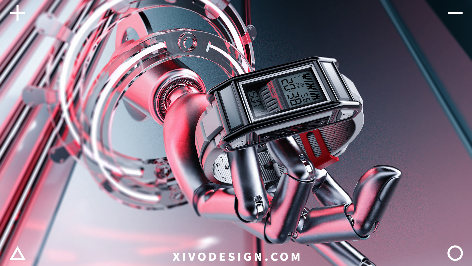 Wrist watch，Wristwatch，Tide play，function，Industrial wind，Cyberpunk，Good simple geometry，DonHa，