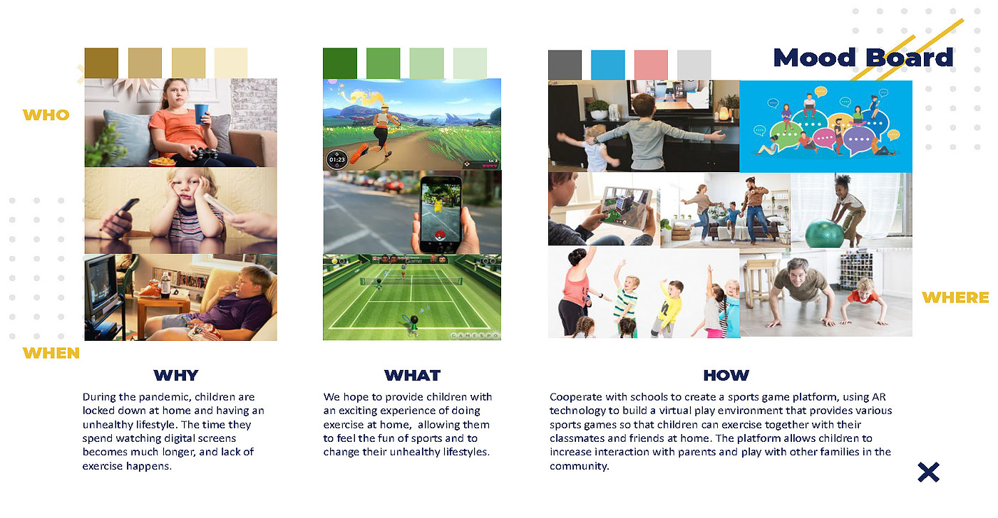 children，Sports，Bodybuilding，platform，UX design，vr，ar，