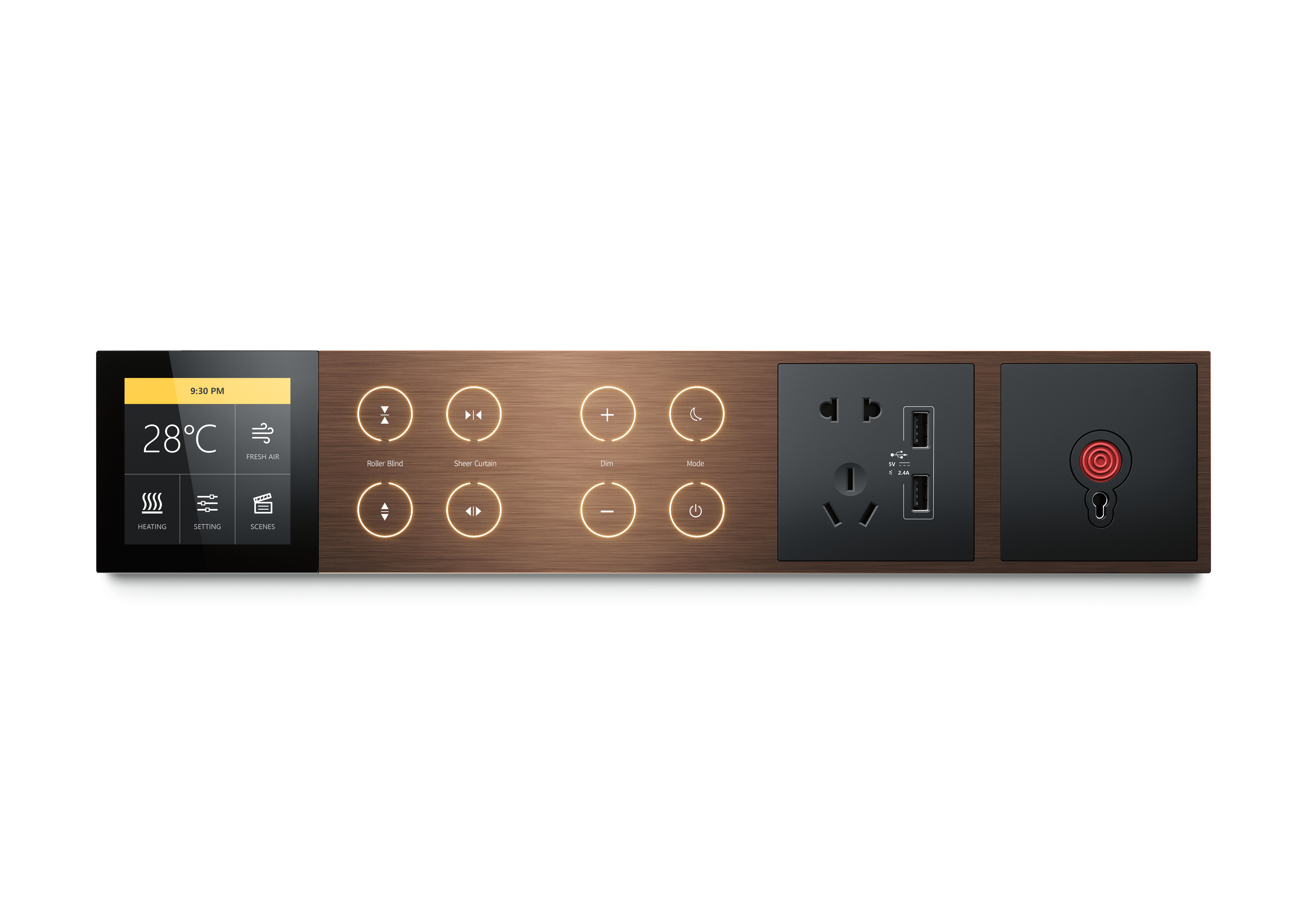 intelligent control，panel，Touch ，2021 red dot product design award，