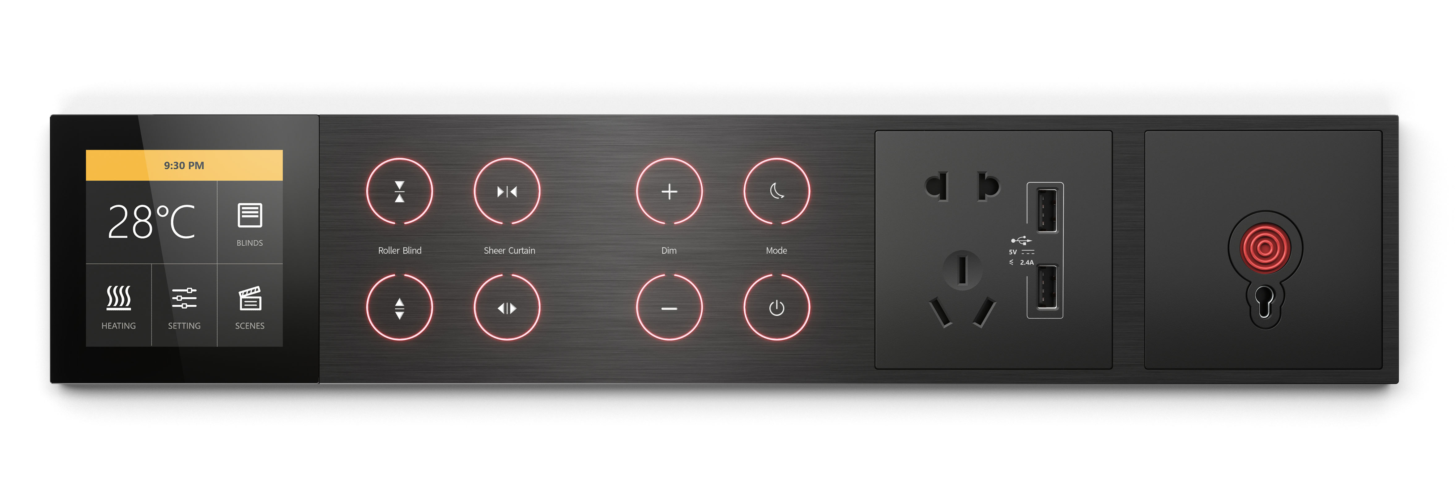 intelligent control，panel，Touch ，2021 red dot product design award，