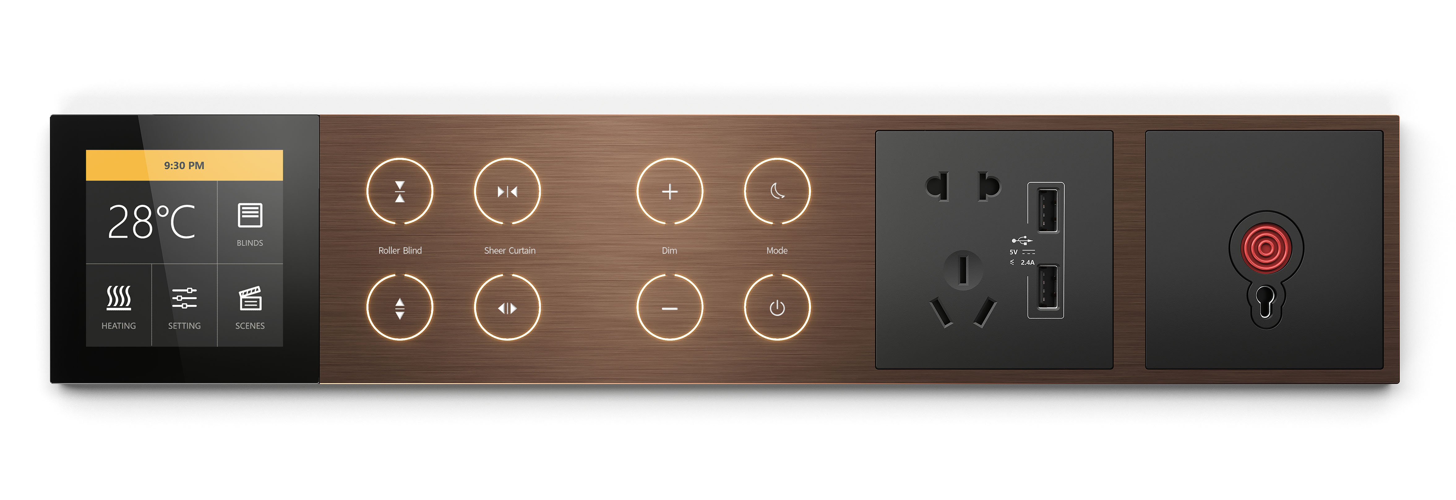 intelligent control，panel，Touch ，2021 red dot product design award，