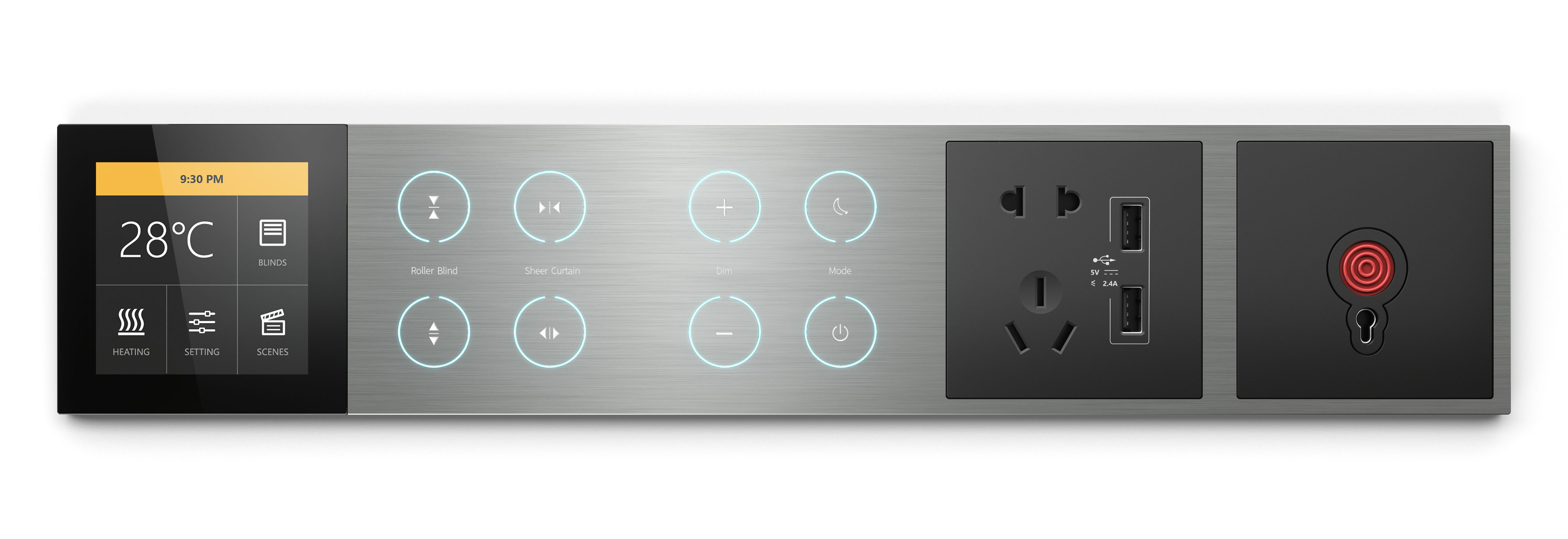 intelligent control，panel，Touch ，2021 red dot product design award，