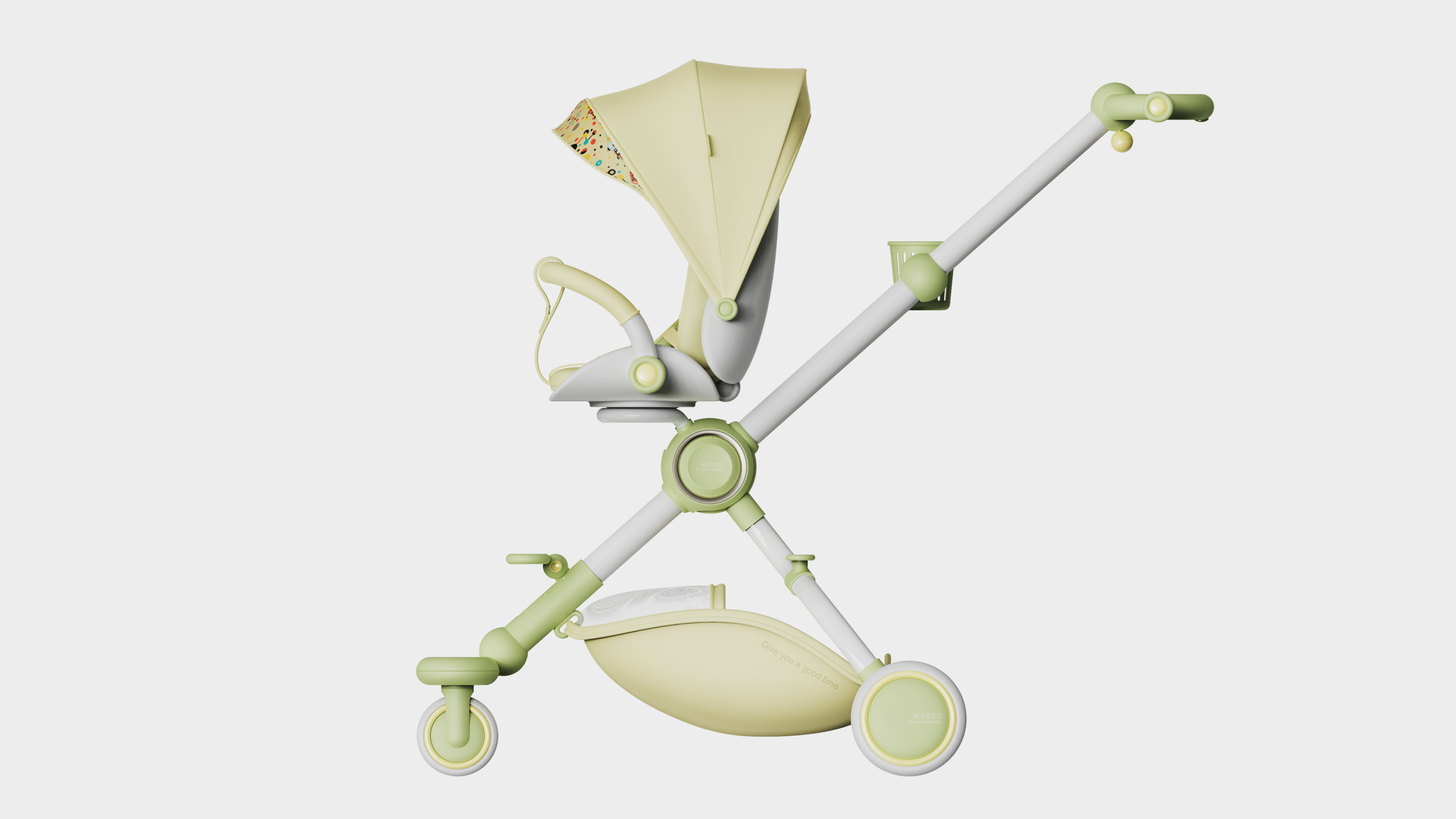 Mother and baby，Baby walking artifact，baby carriage，