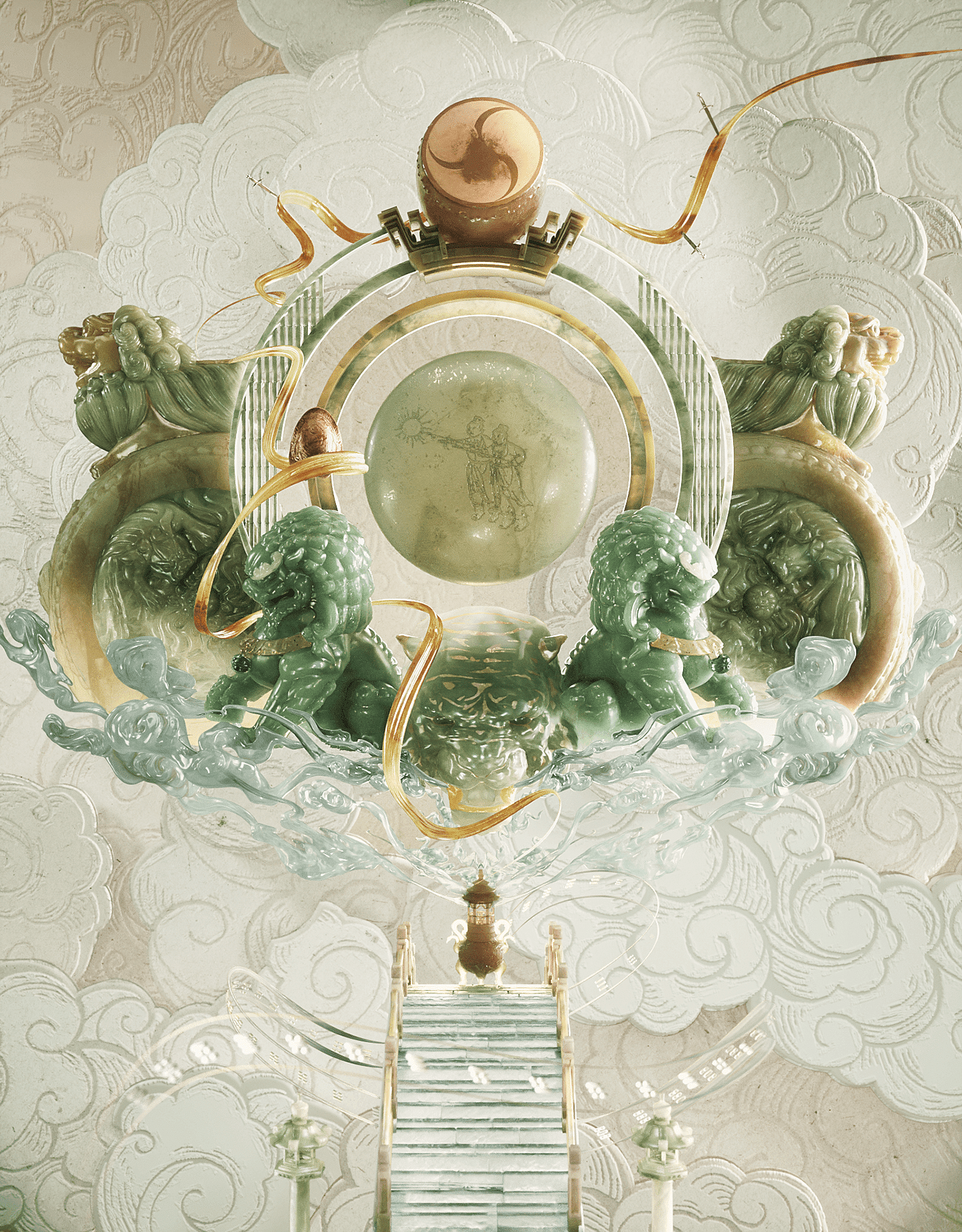 Jade，Loong，China，