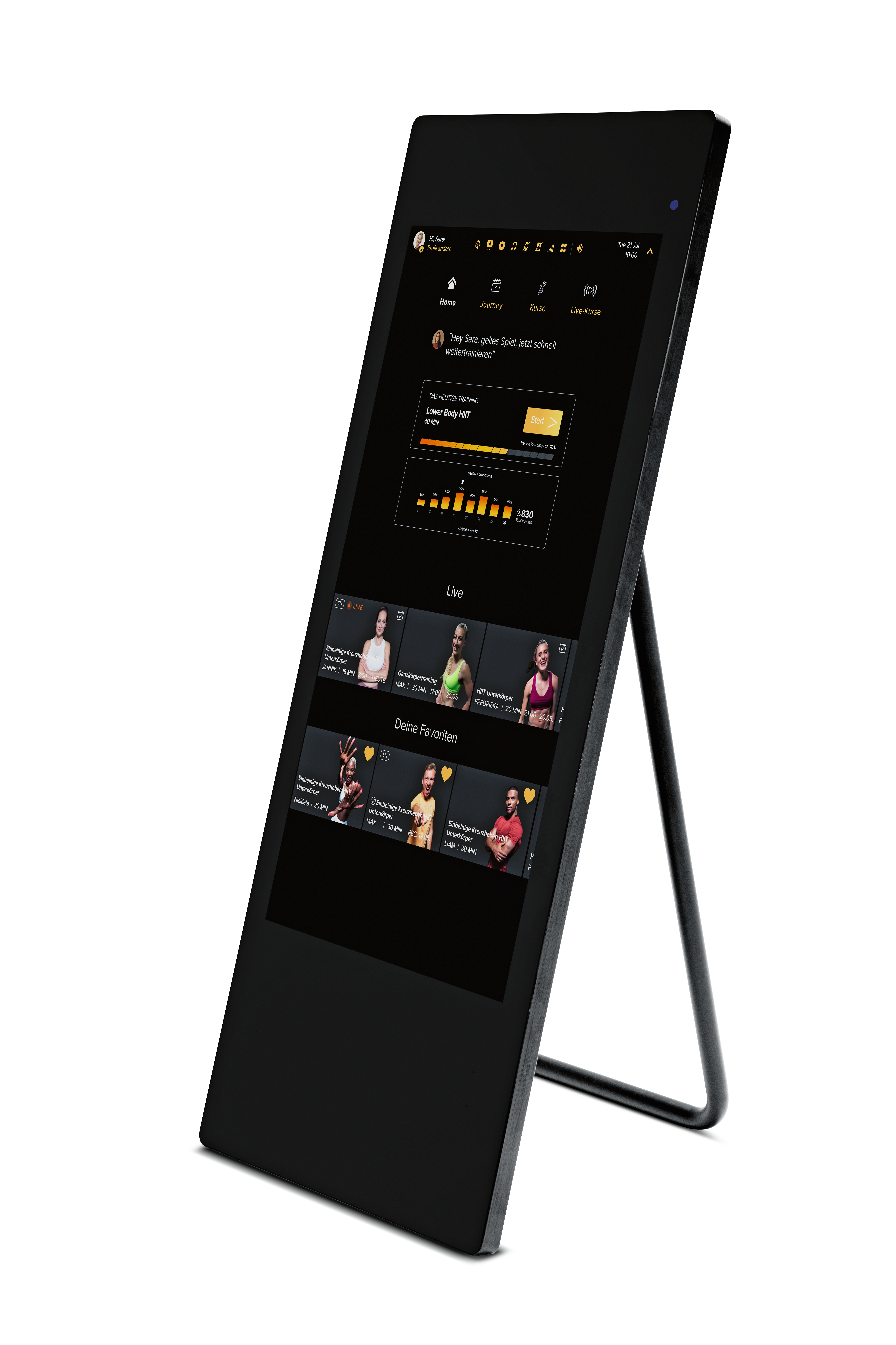 Fitness mirror，intelligence，Home Furnishing，VAHA，2021 red dot product design award，