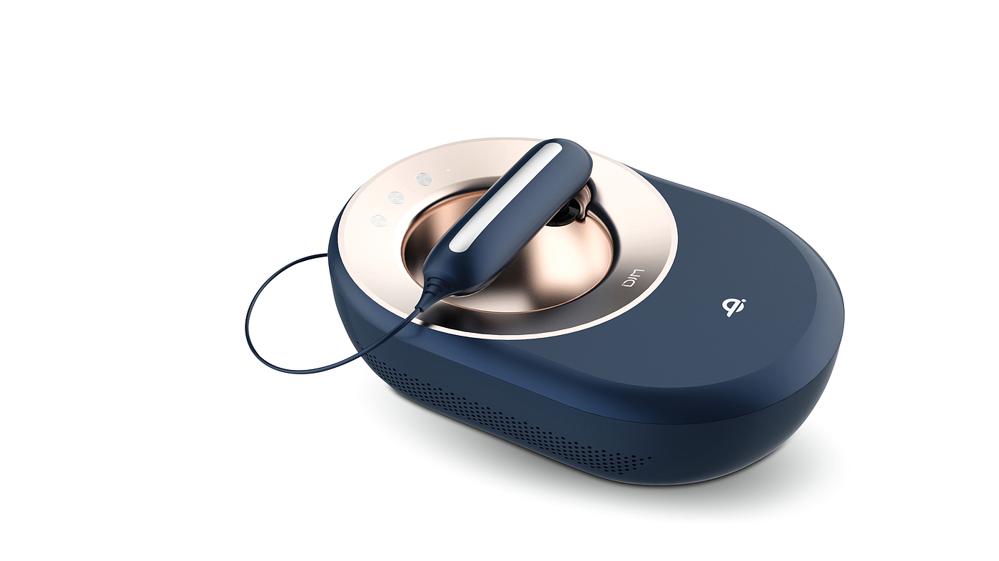 Skin care instrument，RF equipment，intelligence，Bluetooth，2021 red dot product design award，