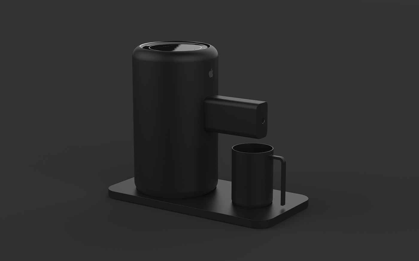 apple，Classic black，intelligence，Drip design，