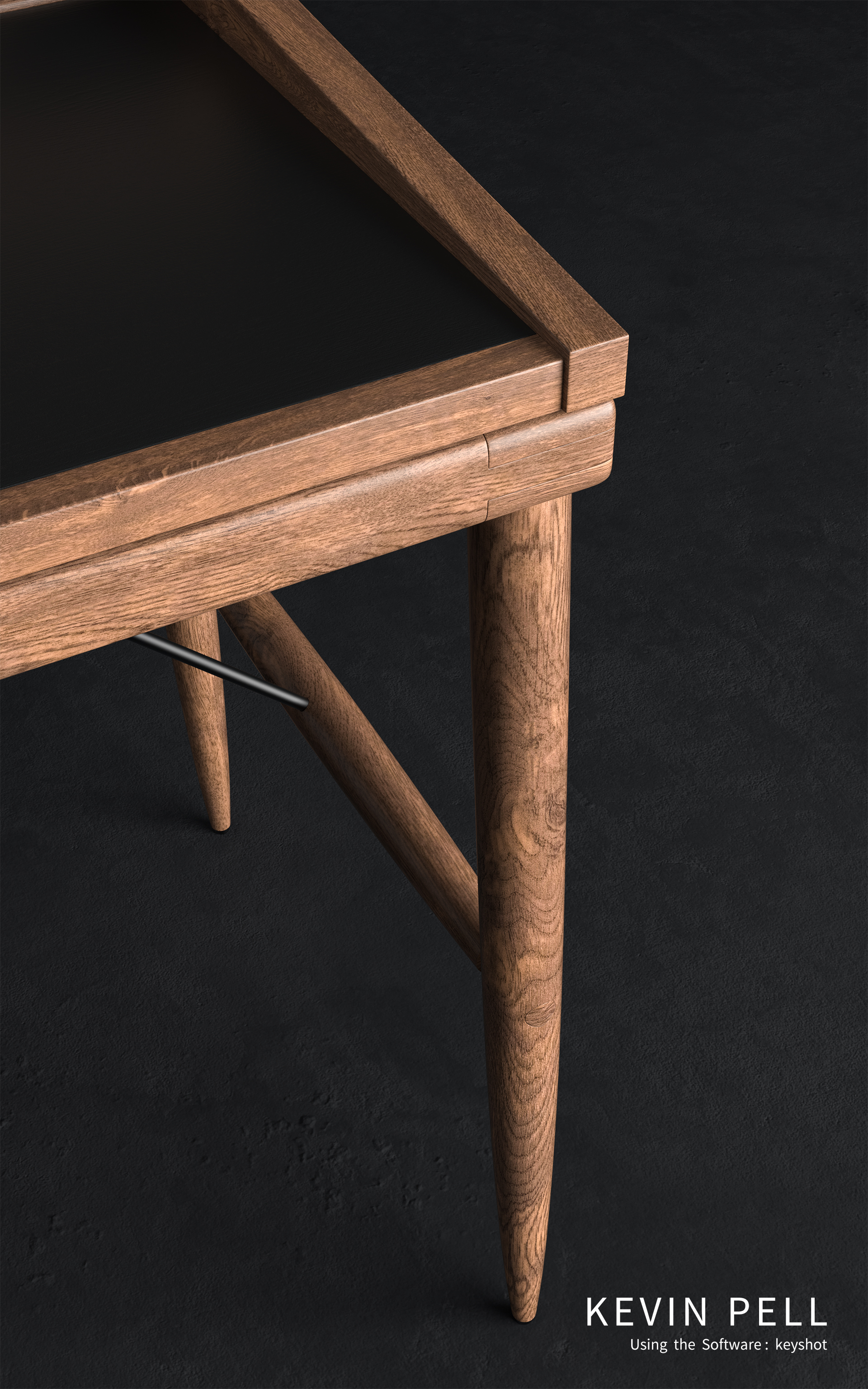 oc，keyshot，3D modeling，E-commerce rendering，Solid wood table，Simplicity，