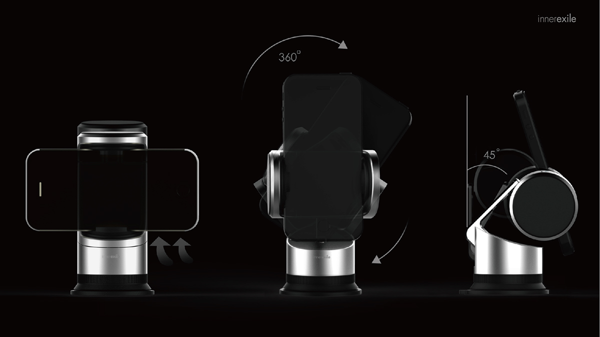 Cylinder，vehicle，Mobile phone bracket，Metal，