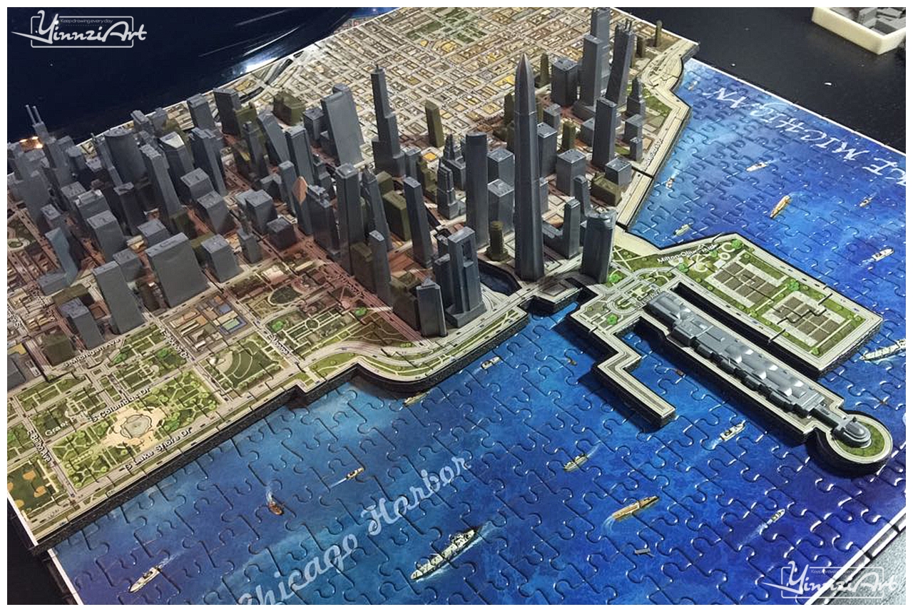 Illustration，Original painting，City illustration，Game original，poster，Map，Jigsaw puzzle，