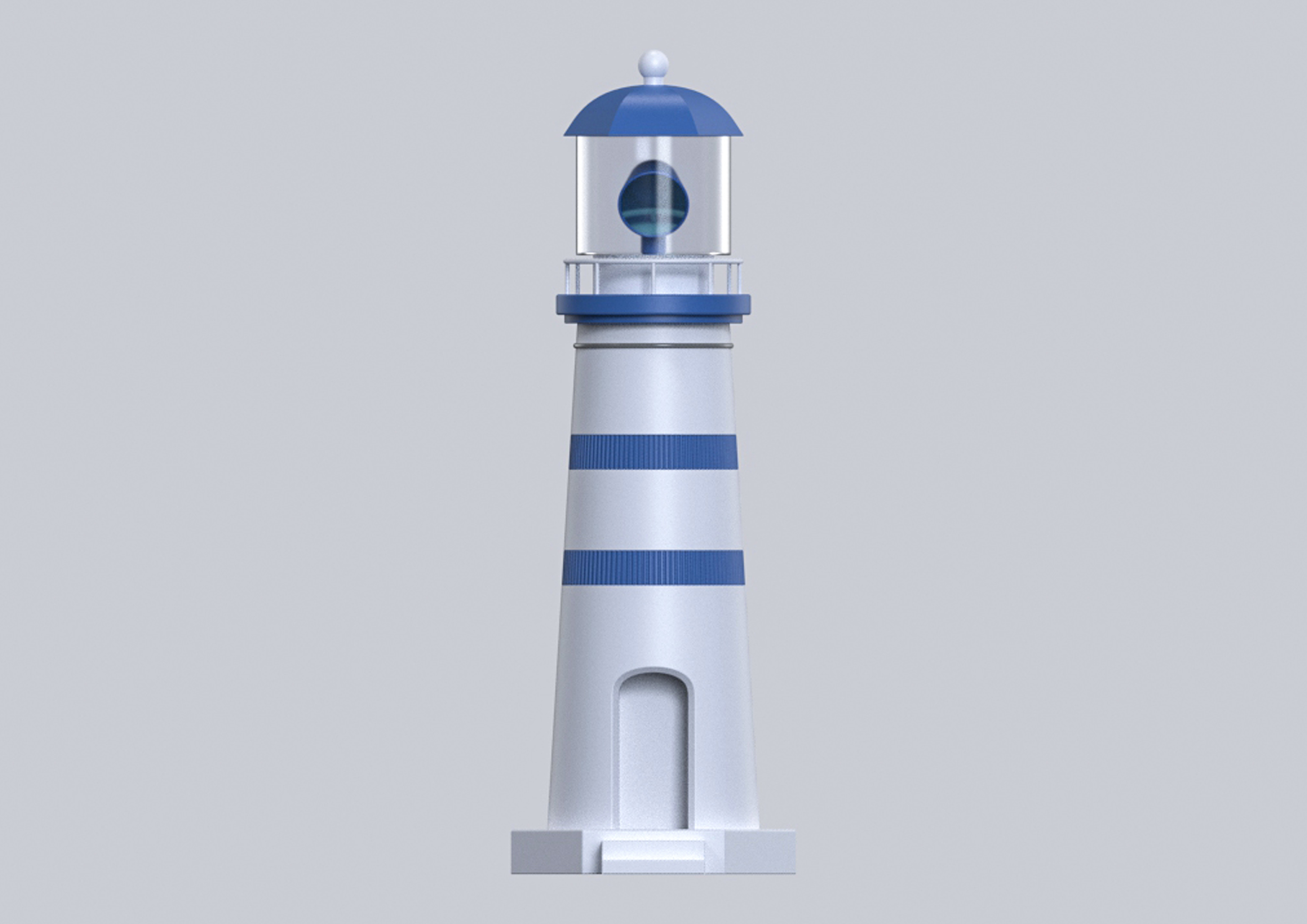 Desk lamp，lighthouse，