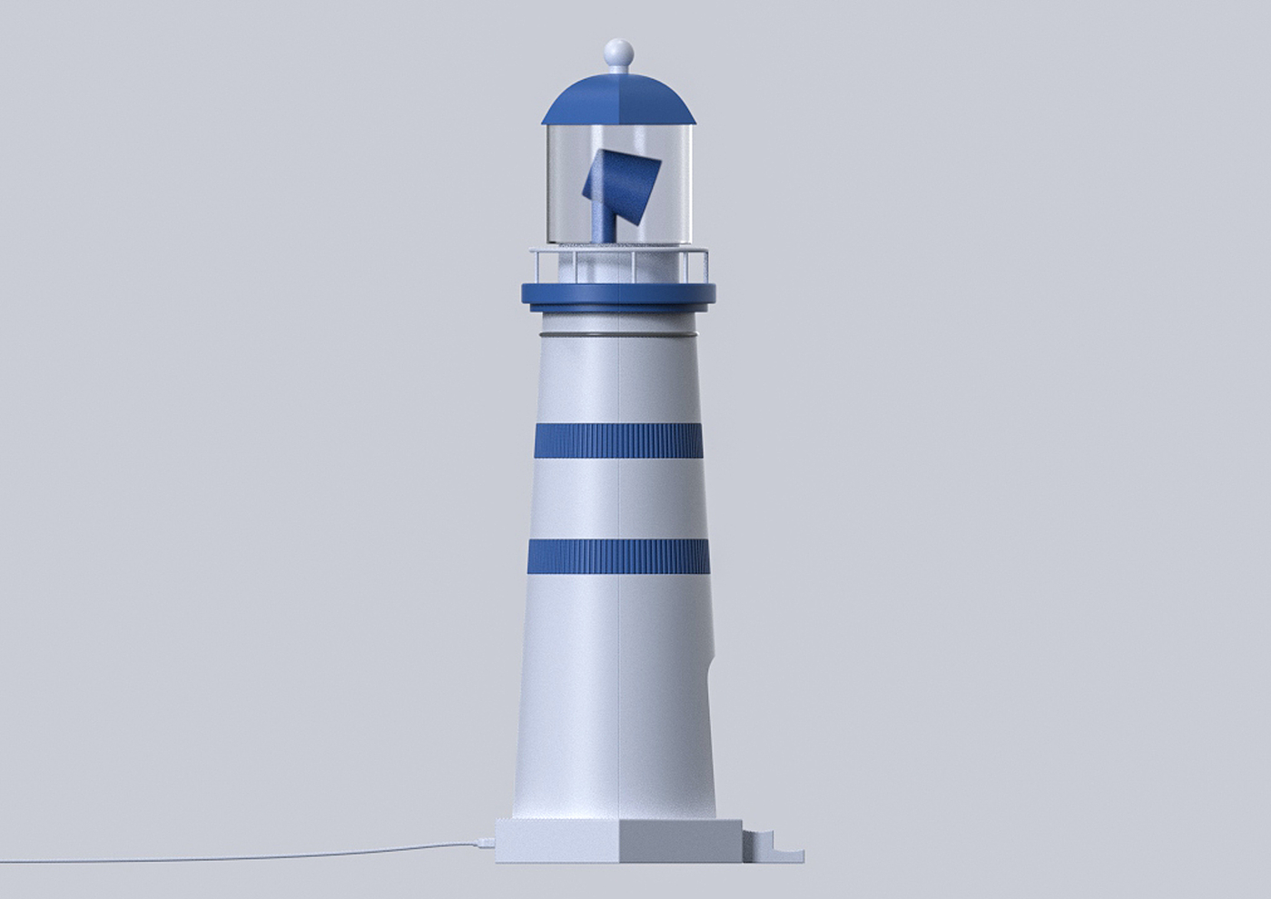 Desk lamp，lighthouse，
