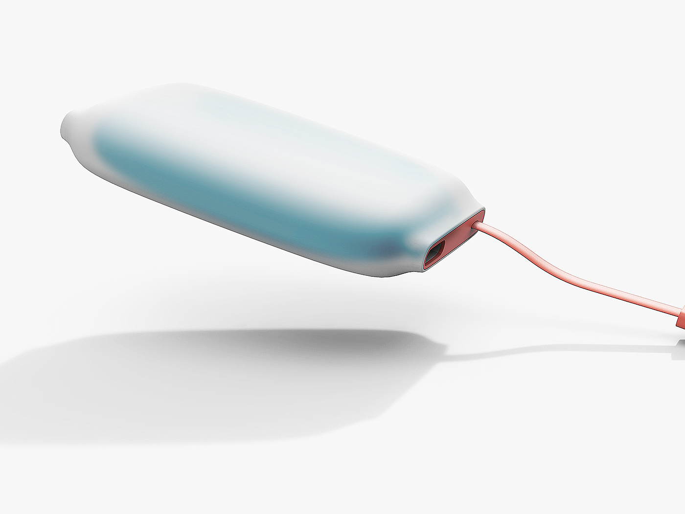 portable battery，Digital，Pink and tender，