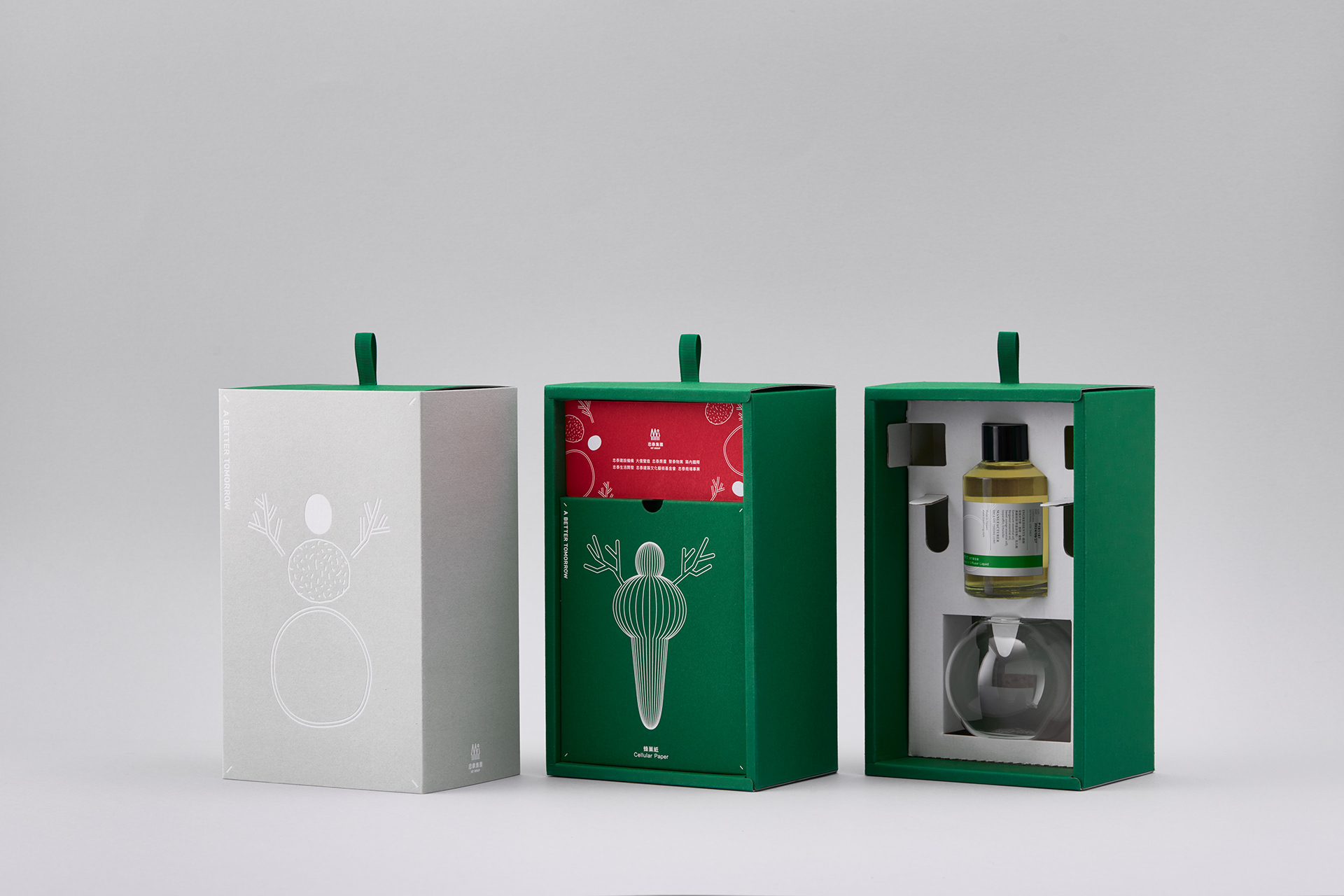 Chen Zhiyun，Zhongtai group，Holiday gifts，snowman，Diffuser set，