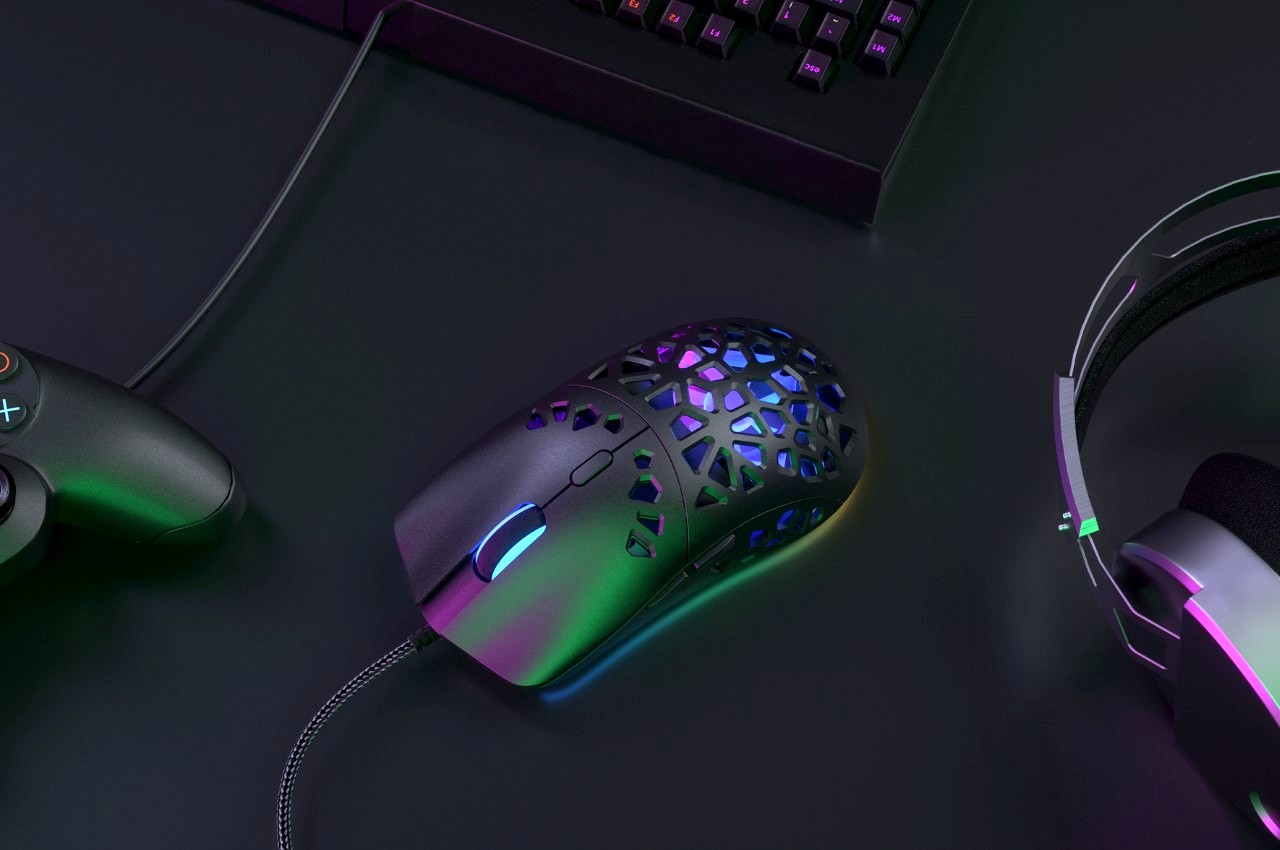 Marsback，light，Zephyr Pro，Hollow cage setting，black，mouse，