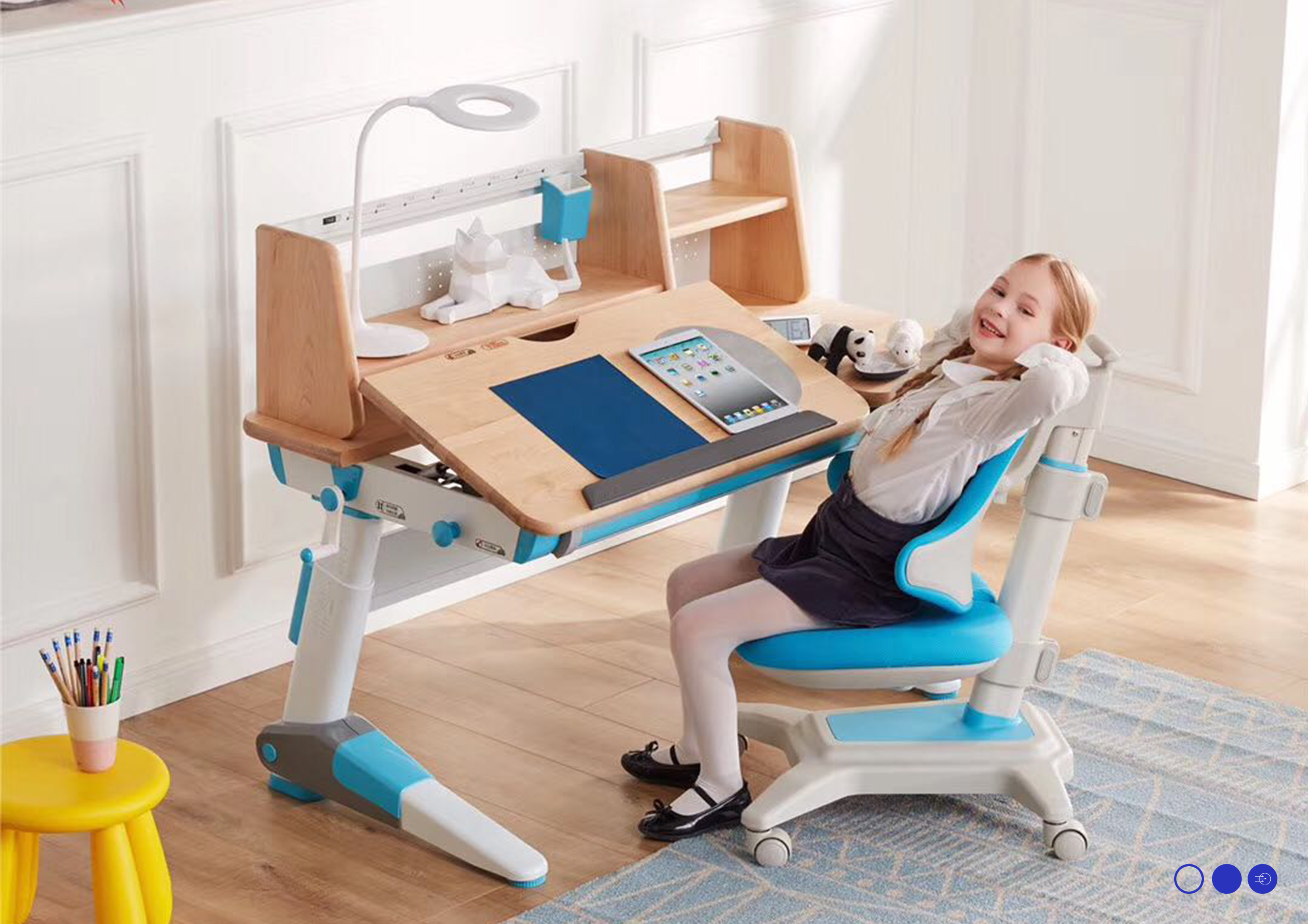 Children's desk，Lifting table，