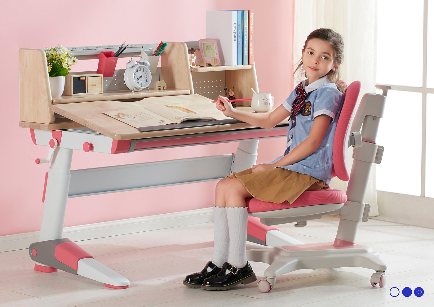 Children's desk，Lifting table，