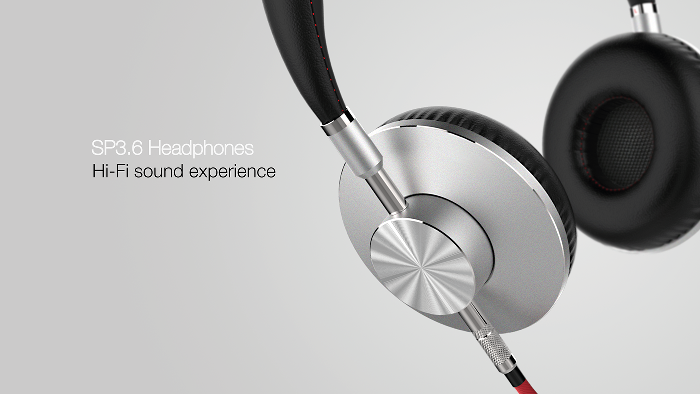 SP3.6，headset，Cool silver black，tone quality，
