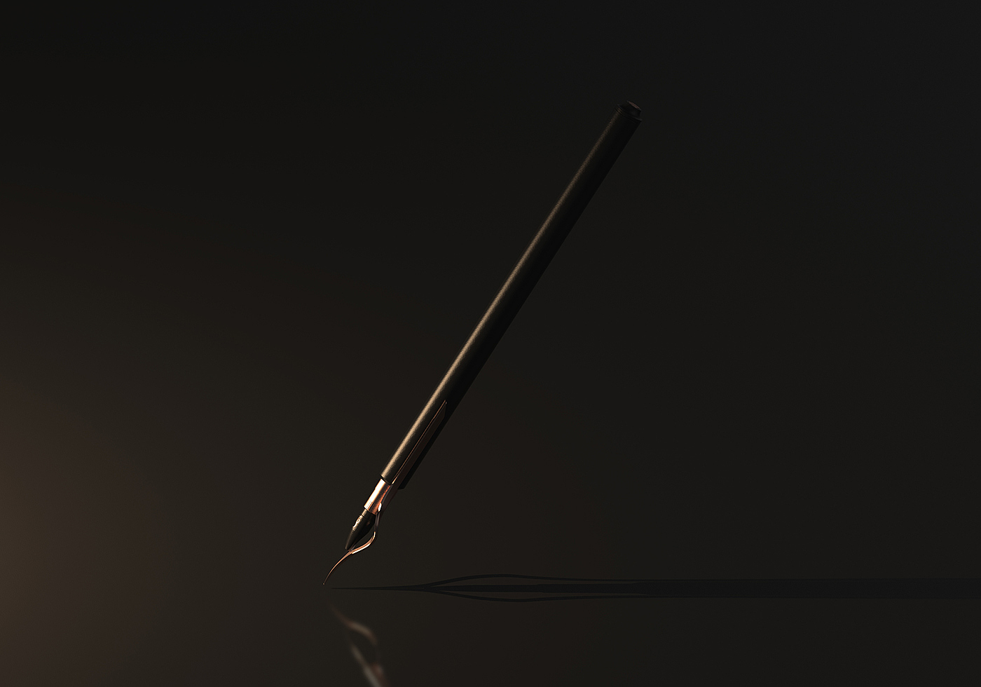 Cool black，Spear design concept，pen，ILIAS，