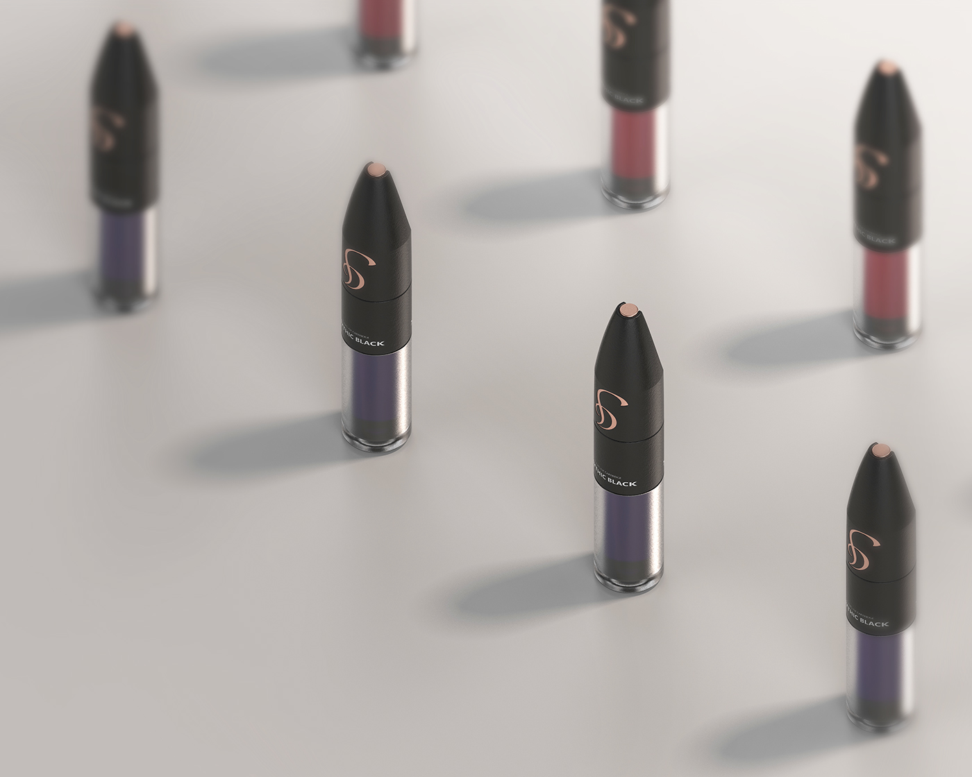 Cool black，Spear design concept，pen，ILIAS，