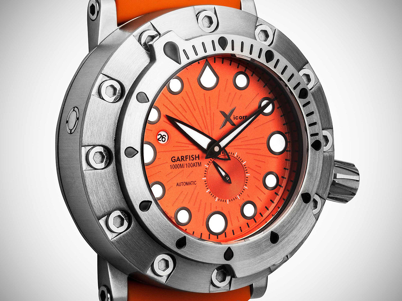 Garfish，Wrist watch，stainless steel，diving，