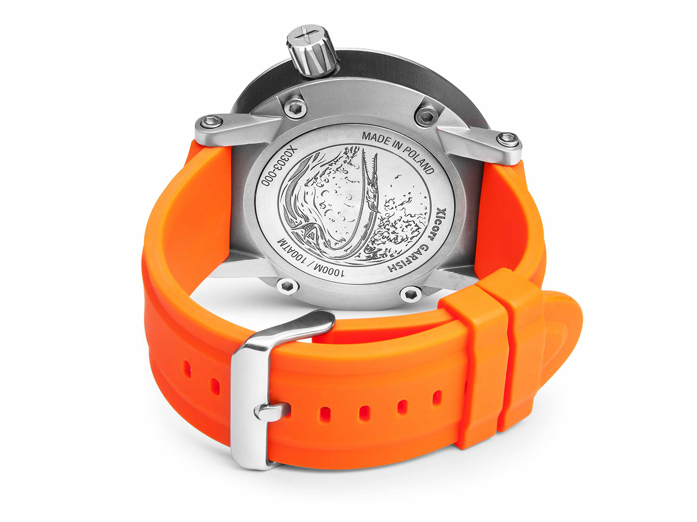 Garfish，Wrist watch，stainless steel，diving，