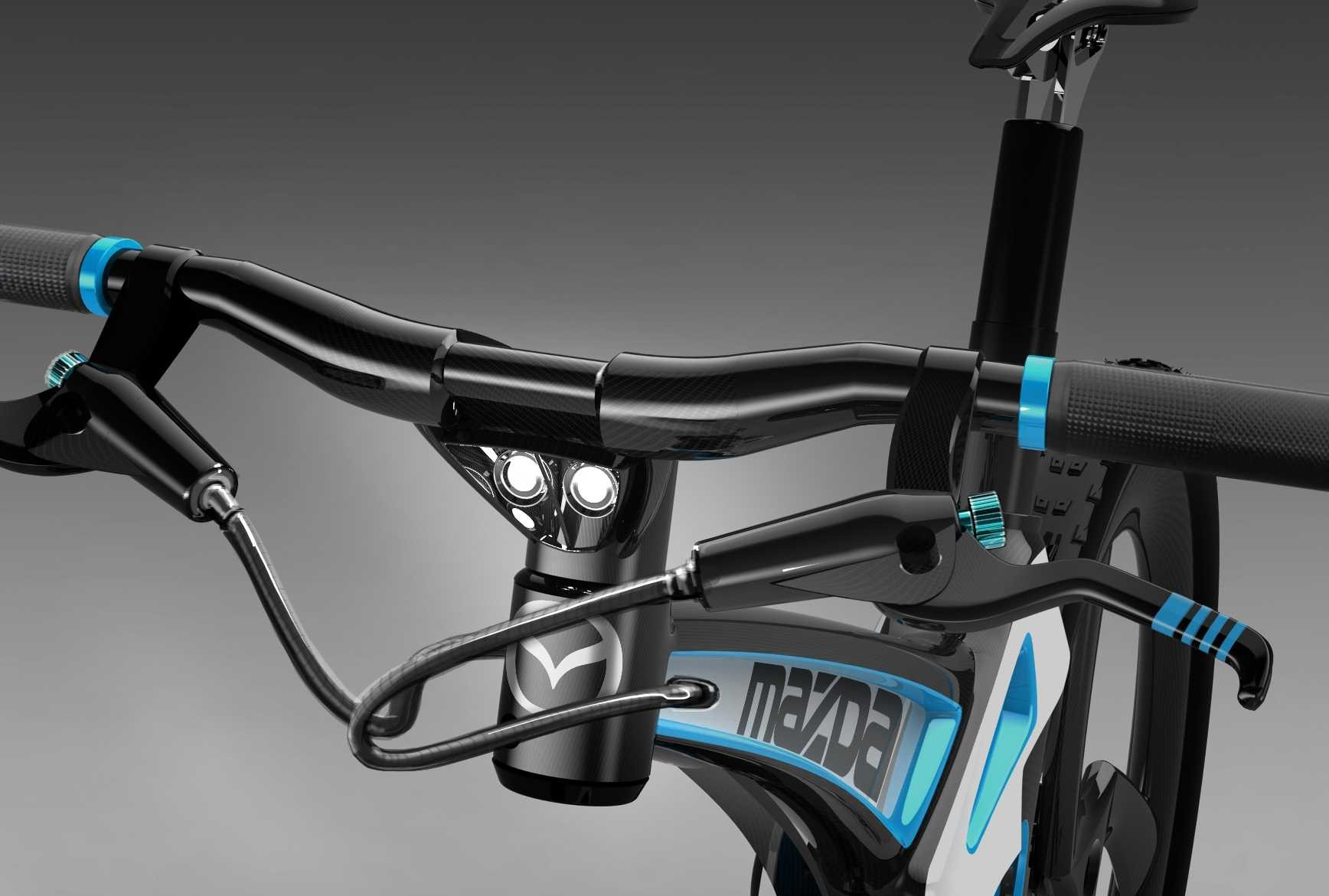 design scheme，Cross country bicycle，MAZDA XCM，Hand drawn manuscript，