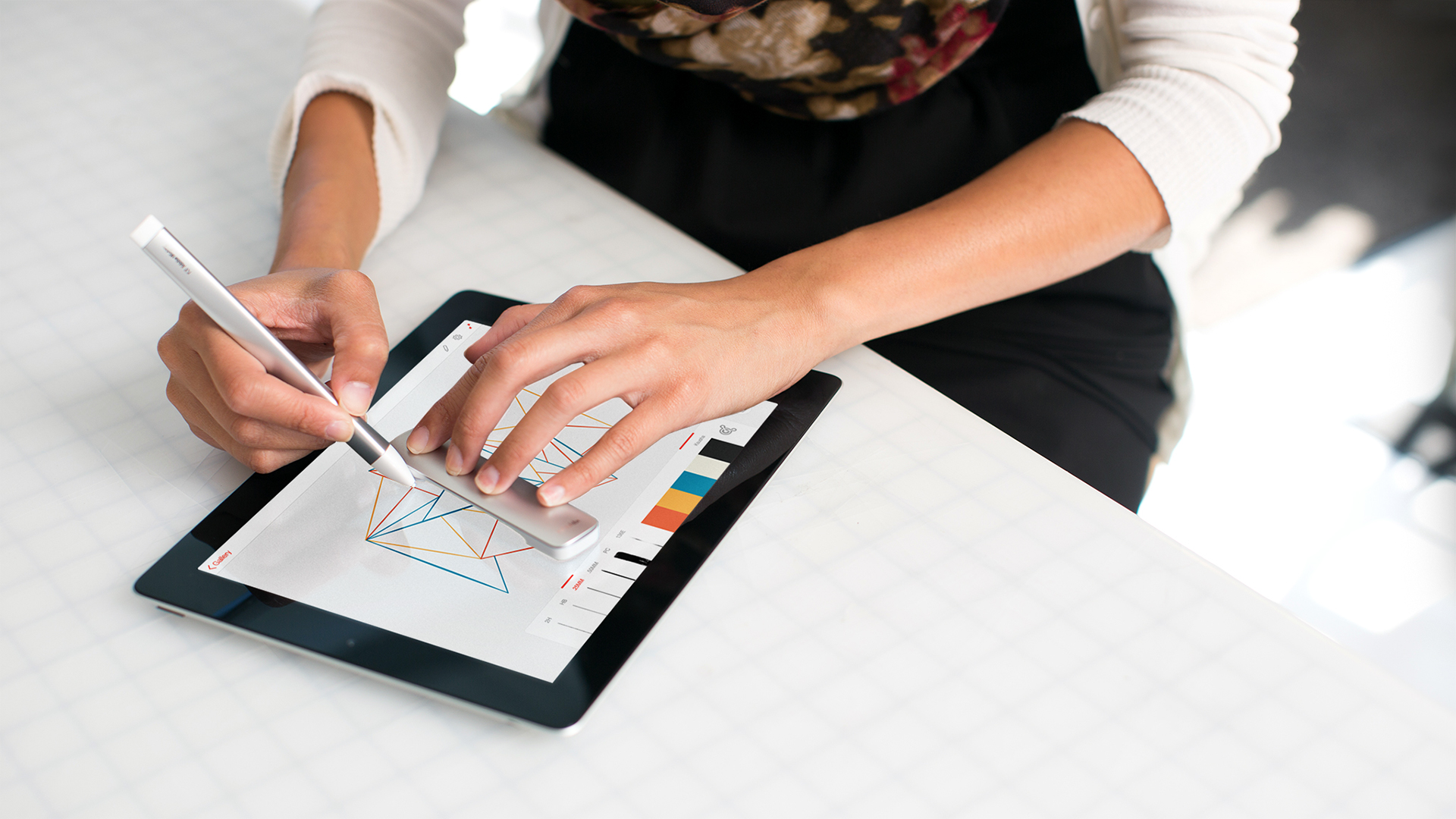 Adobe，brand，Hardware products，Creative tools，Hand drawing pen，ruler，painting，