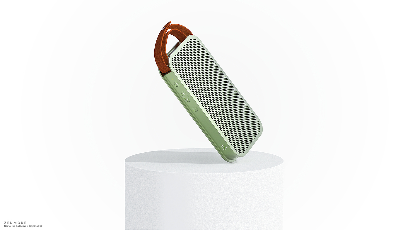 ZENMOKE，Keyshot rendering，B & O speaker，product design，industrial design，