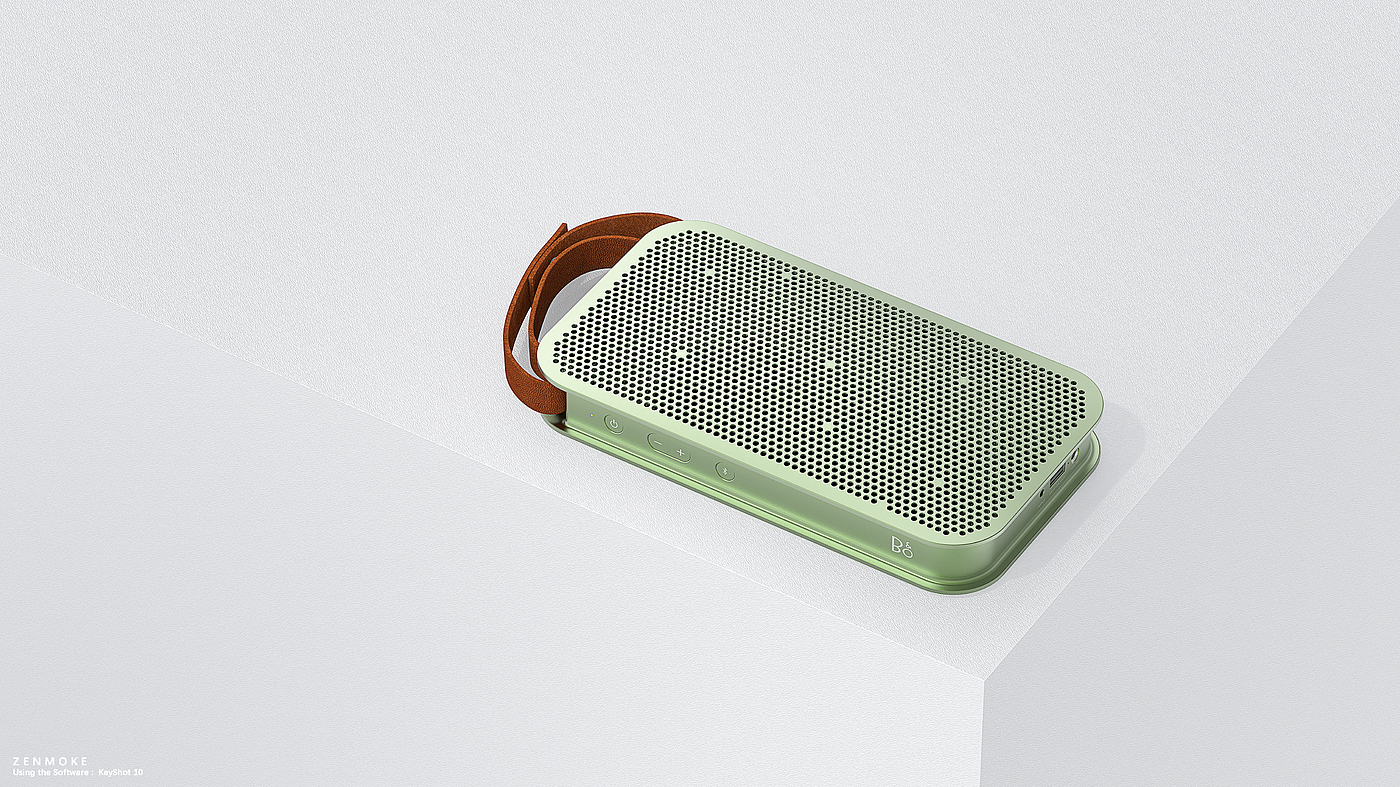 ZENMOKE，Keyshot rendering，B & O speaker，product design，industrial design，