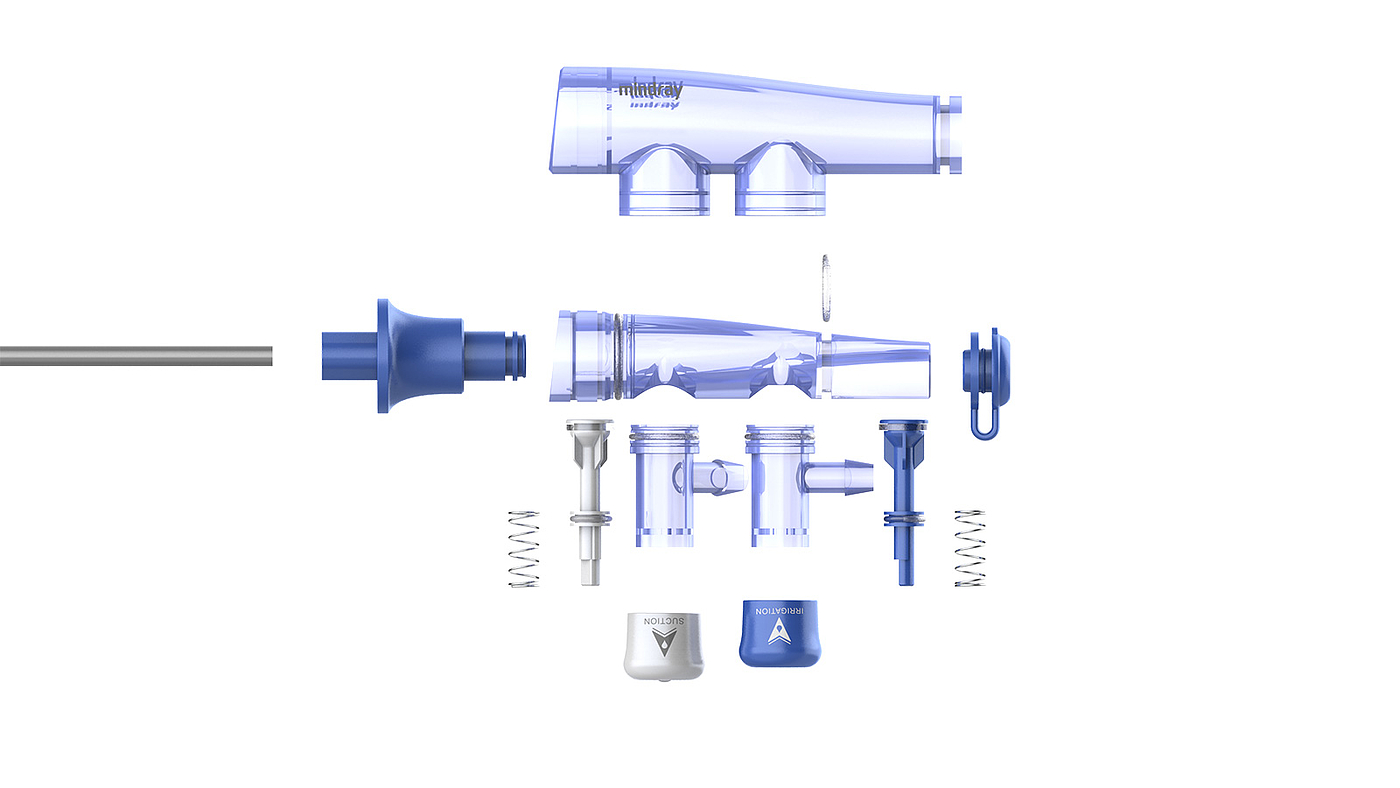 Medical products，Design of disposable minimally invasive flushing tube，Disposable flushing pipe design，