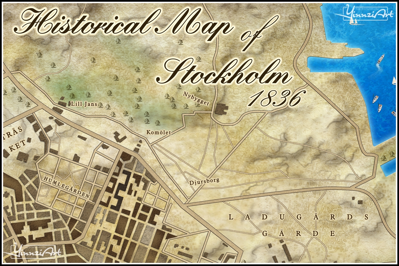 Illustration，Original painting，Game original，City illustration，Jigsaw puzzle，Map，poster，