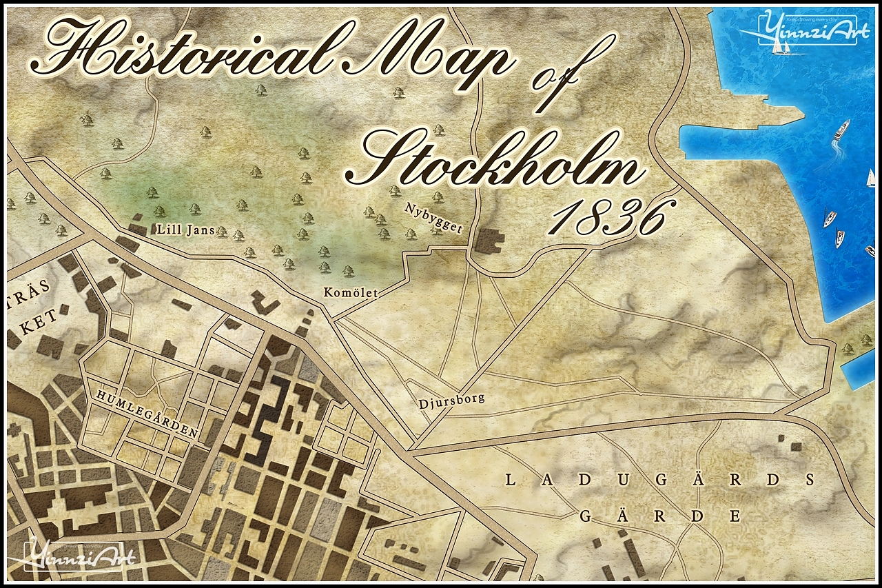 Illustration，Original painting，Game original，City illustration，Jigsaw puzzle，Map，poster，