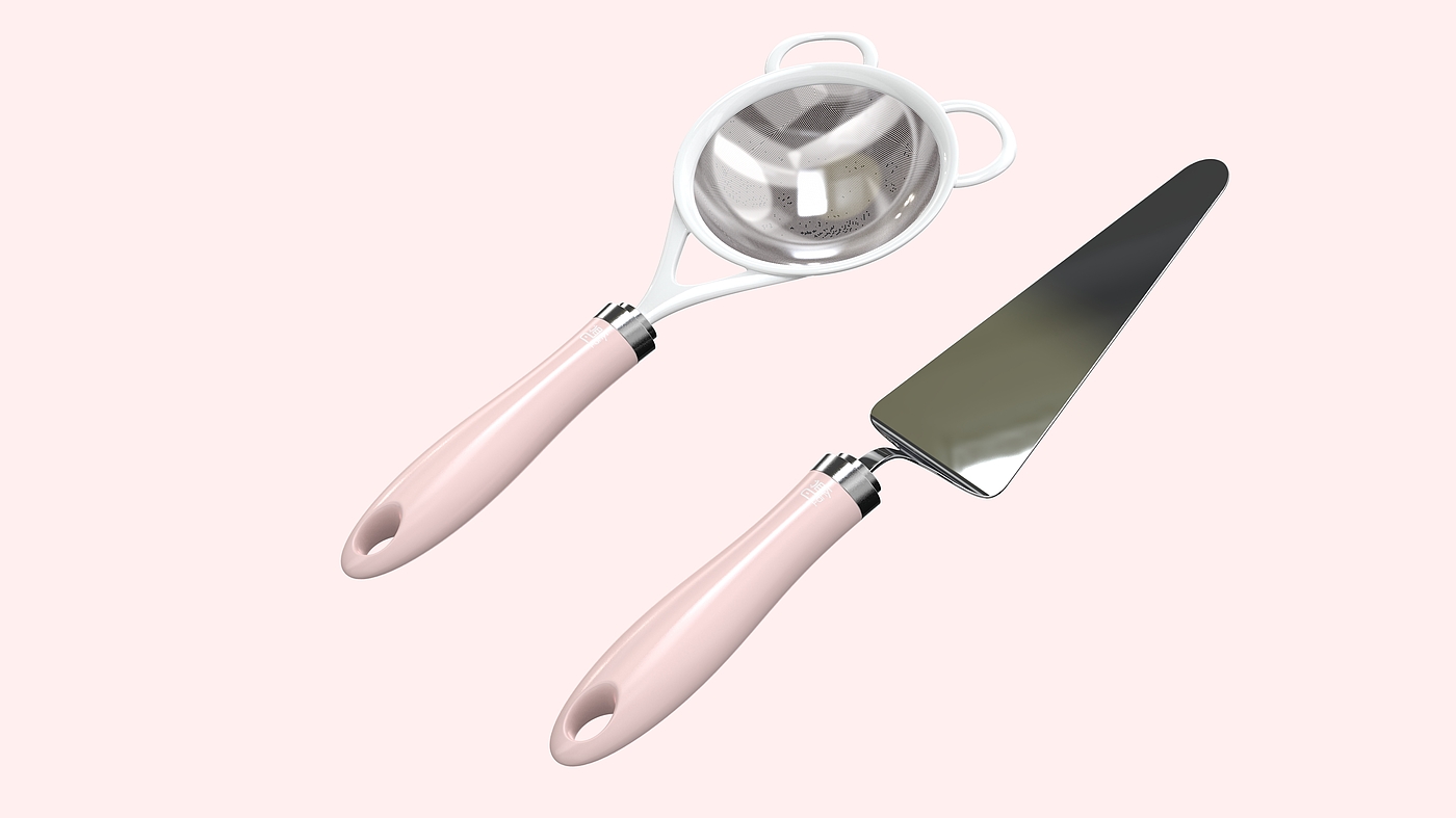 Baking tools, kitchen tools, knives, cakes, egg tarts, flour sieves，
