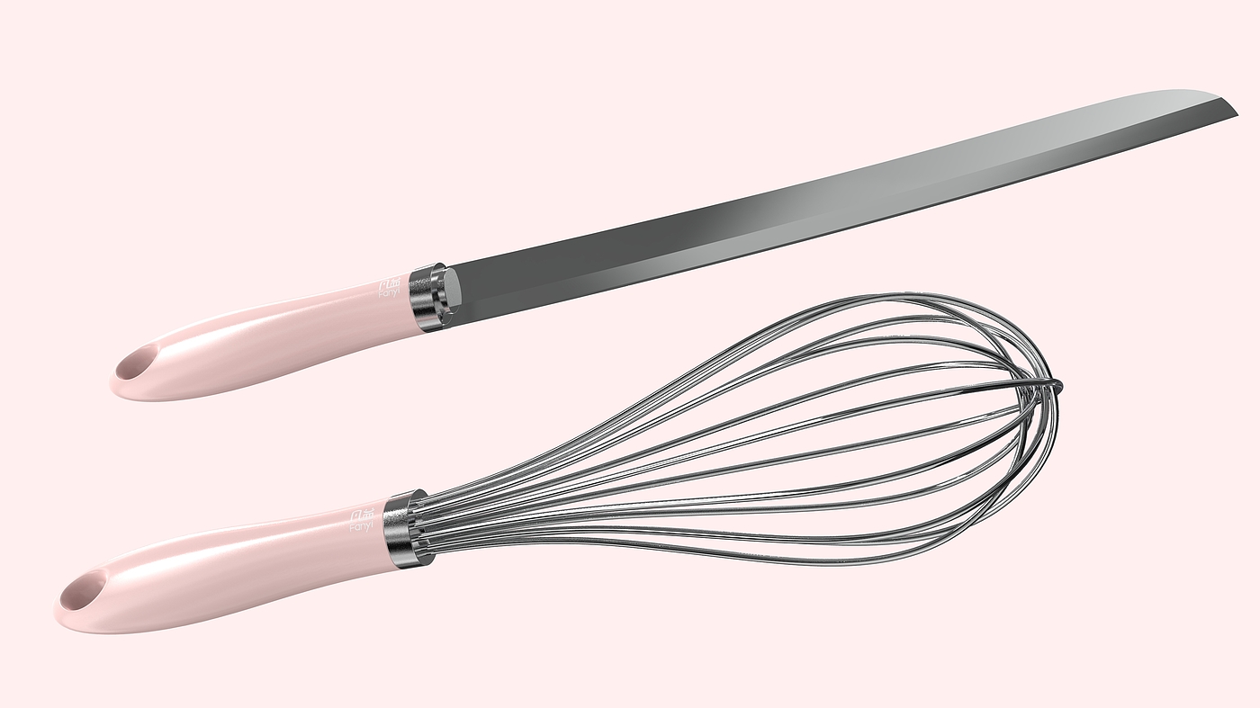 Baking tools, kitchen tools, knives, cakes, egg tarts, flour sieves，