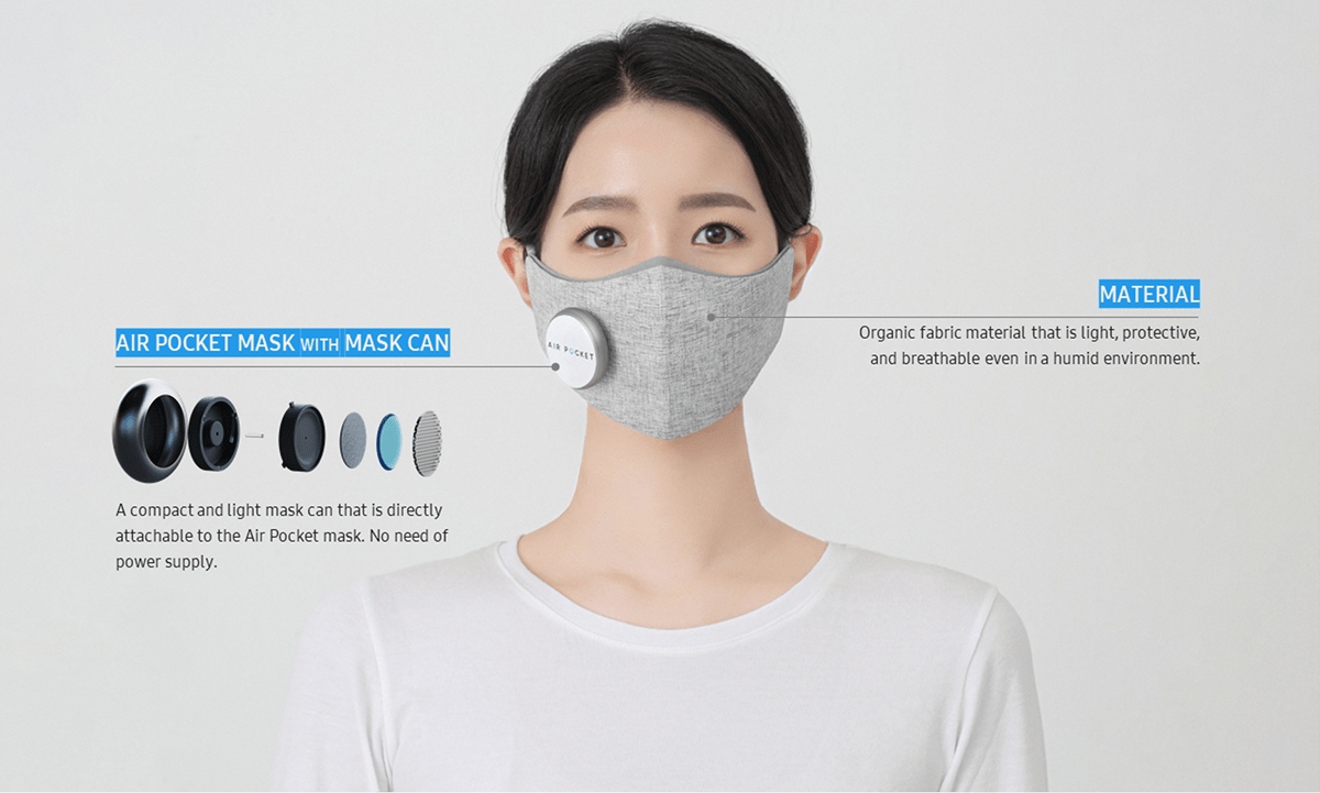 AIR POCKET，medical care，Wearable ，portable，oxygen masks ，