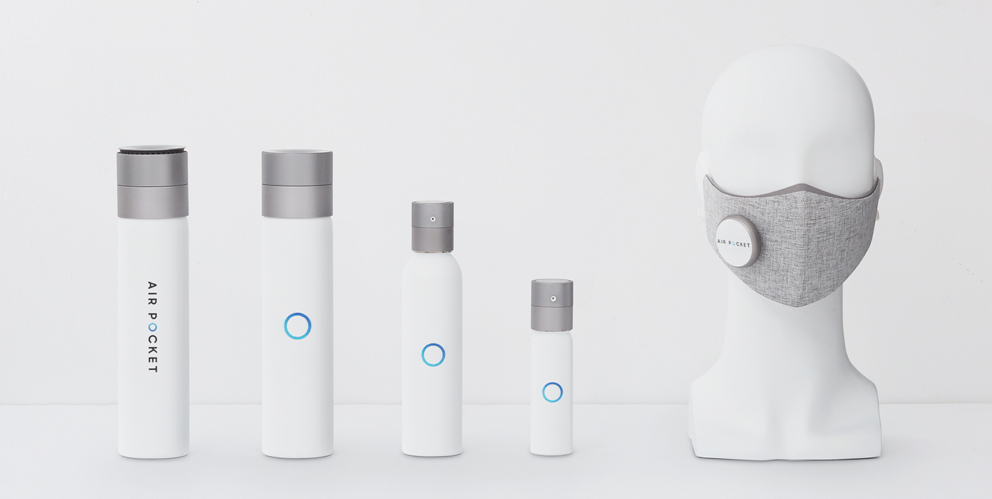 AIR POCKET，medical care，Wearable ，portable，oxygen masks ，