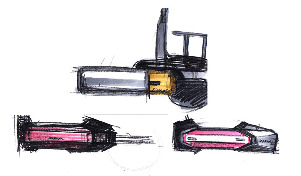 Hand drawn，vehicle，Bicycle，Scooter，Electric scooter，