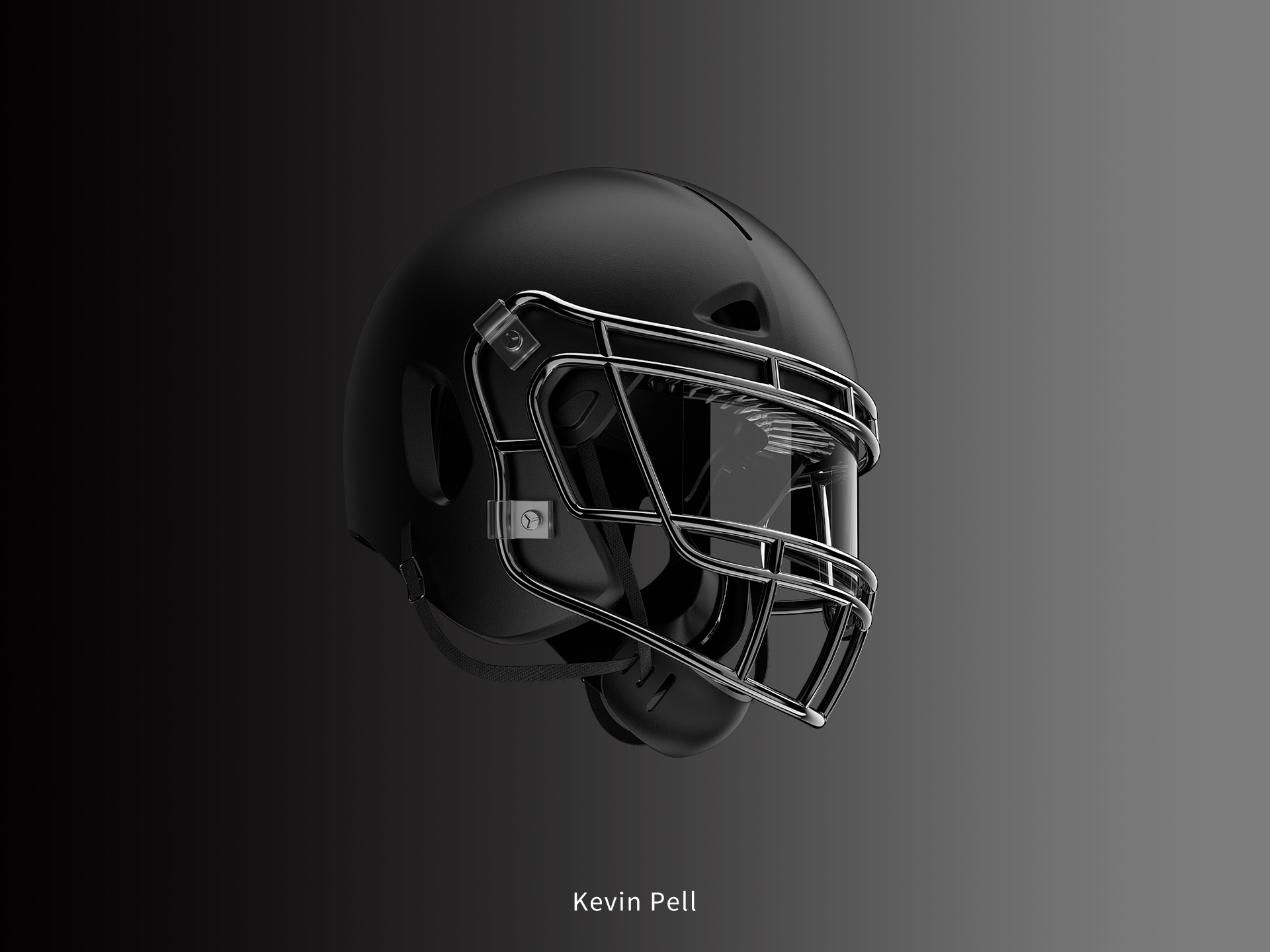 Football helmet，keyshot，E-commerce rendering，3D modeling，c4d，oc，